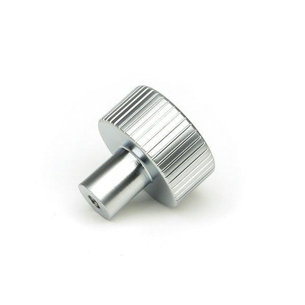 Satin Chrome Judd Cabinet Knob - 25mm (No rose) | From The Anvil-Cabinet Knobs-Yester Home