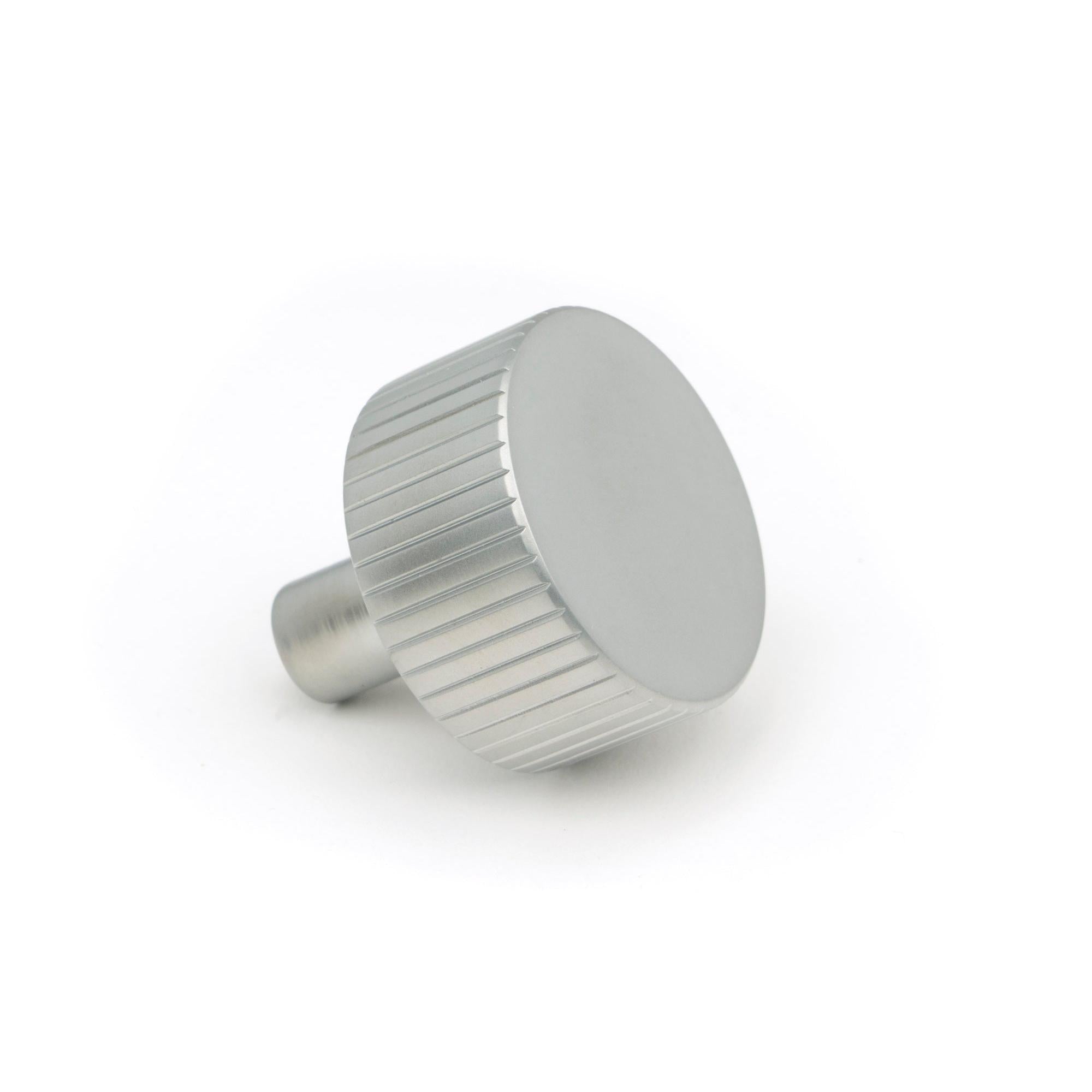 Satin Chrome Judd Cabinet Knob - 32mm (No rose) | From The Anvil - Cabinet Knobs - From The Anvil - Yester Home