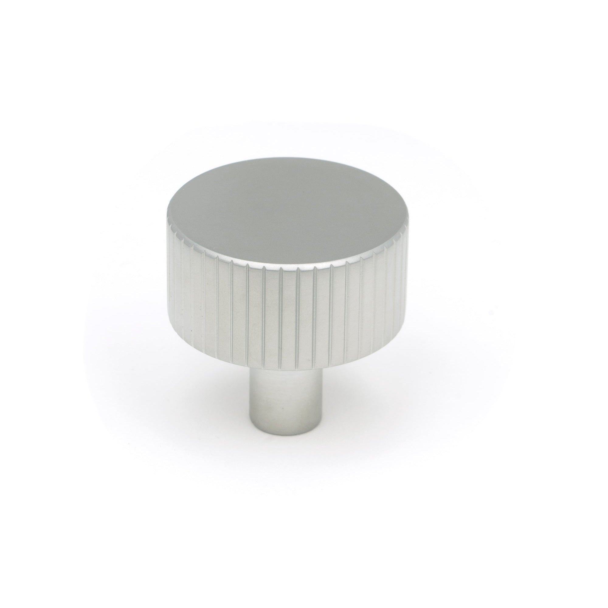Satin Chrome Judd Cabinet Knob - 32mm (No rose) | From The Anvil-Cabinet Knobs-Yester Home