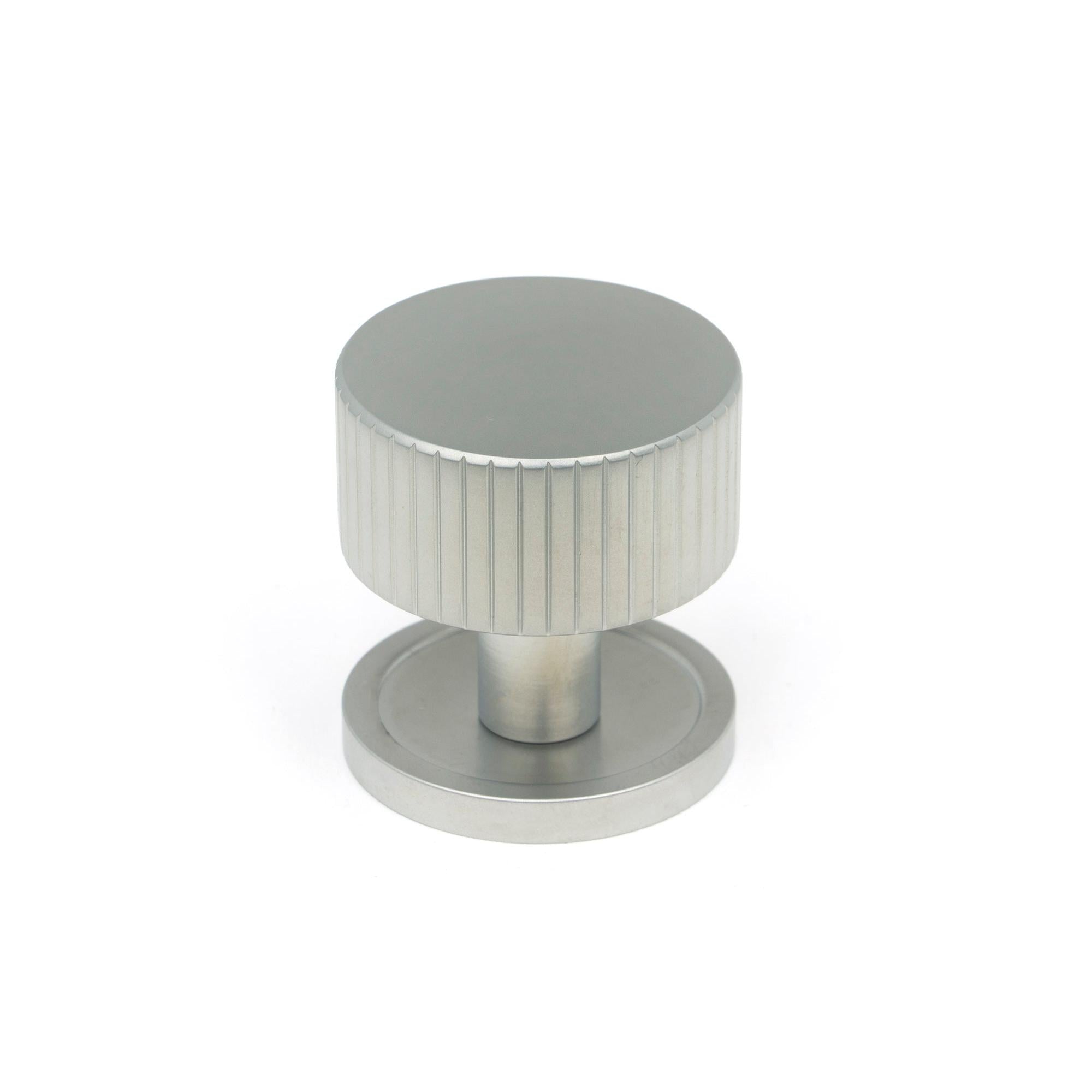 Satin Chrome Judd Cabinet Knob - 32mm (Plain) | From The Anvil - Cabinet Knobs - From The Anvil - Yester Home