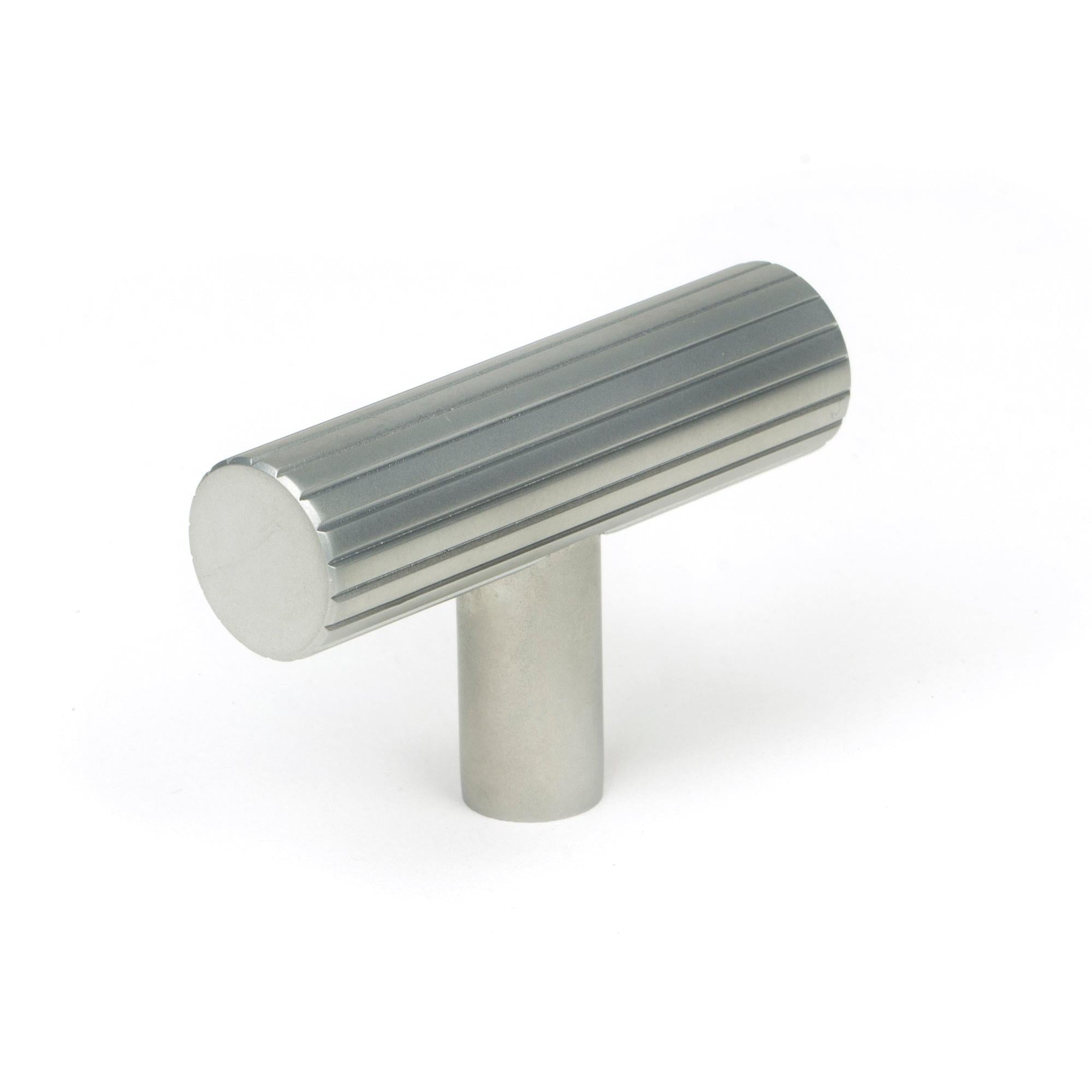 Satin Chrome Judd T-Bar | From The Anvil - Cabinet Knobs - From The Anvil - Yester Home
