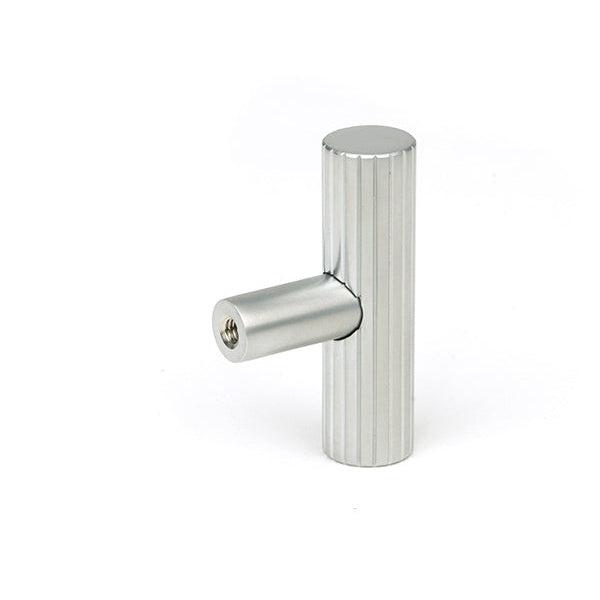 Satin Chrome Judd T-Bar | From The Anvil-Cabinet Knobs-Yester Home