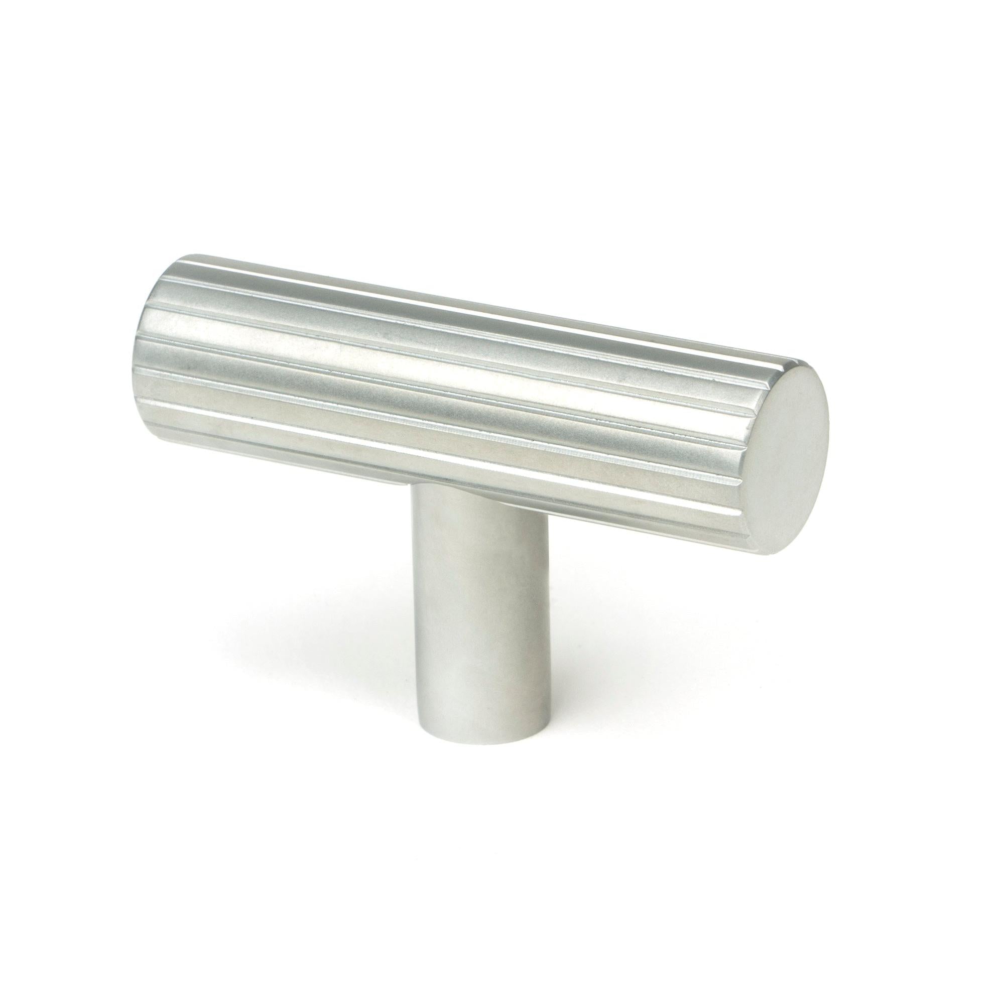 Satin Chrome Judd T-Bar | From The Anvil - Cabinet Knobs - From The Anvil - Yester Home