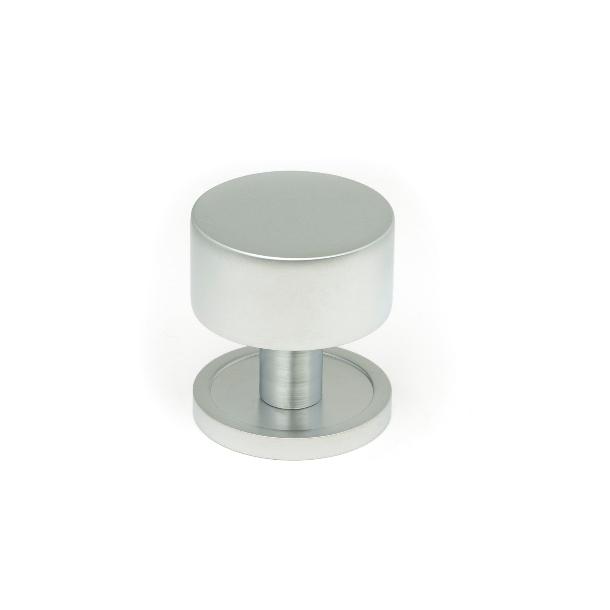 Satin Chrome Kelso Cabinet Knob - 32mm (Plain) | From The Anvil-Cabinet Knobs-Yester Home