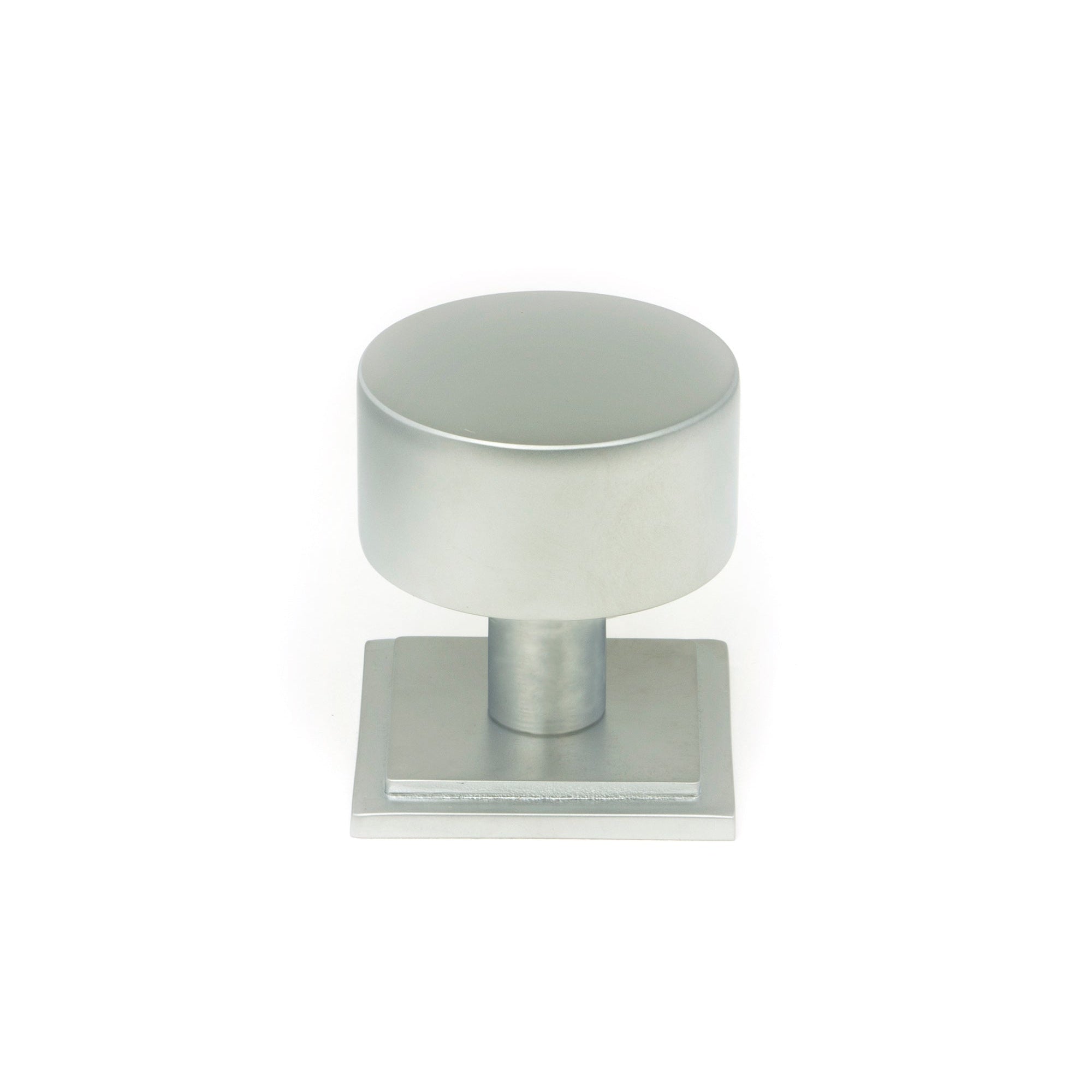 Satin Chrome Kelso Cabinet Knob - 32mm (Square) | From The Anvil-Cabinet Knobs-Yester Home