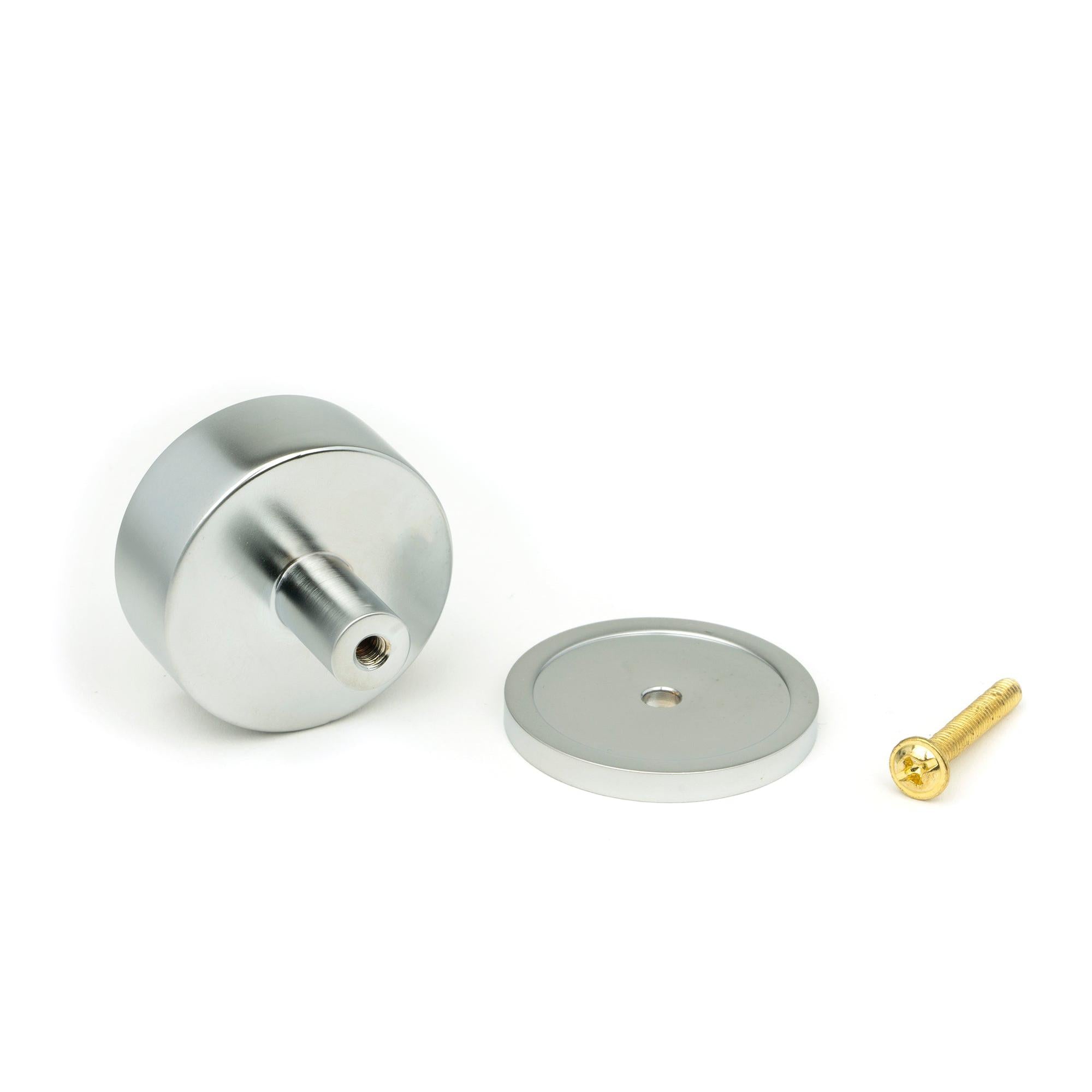 Satin Chrome Kelso Cabinet Knob - 38mm (Plain) | From The Anvil - Cabinet Knobs - From The Anvil - Yester Home