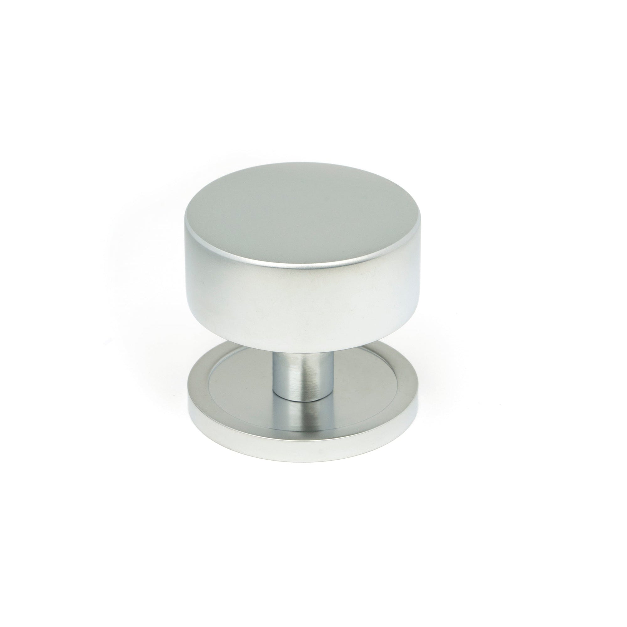 Satin Chrome Kelso Cabinet Knob - 38mm (Plain) | From The Anvil-Cabinet Knobs-Yester Home