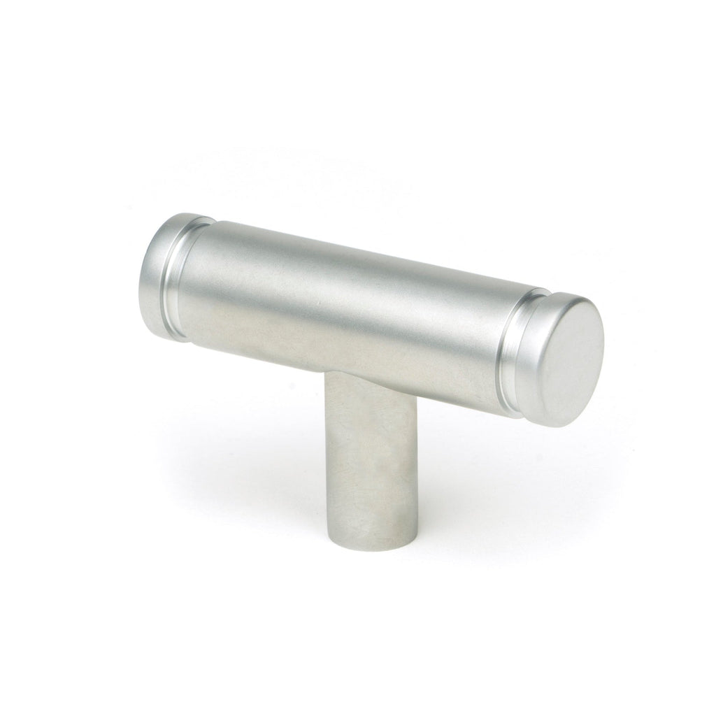 Satin Chrome Kelso T-Bar | From The Anvil-Cabinet Knobs-Yester Home