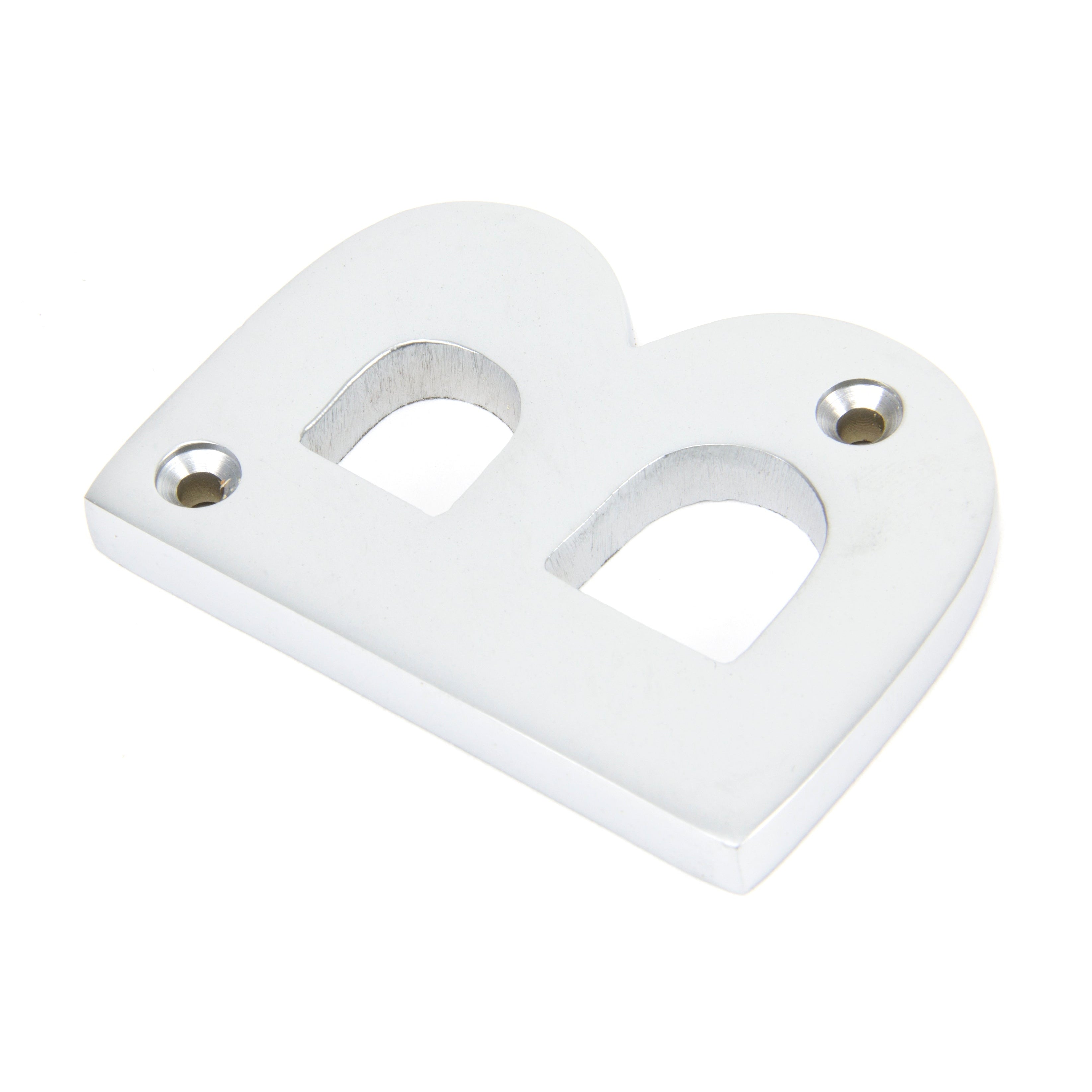 Satin Chrome Letter B | From The Anvil-Letters-Yester Home