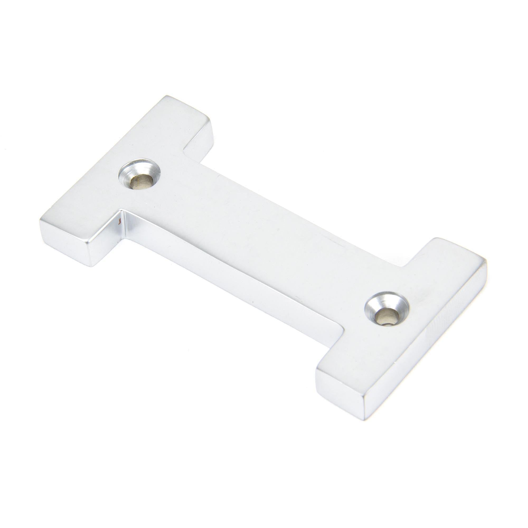 Satin Chrome Letter I | From The Anvil - Letters - From The Anvil - Yester Home