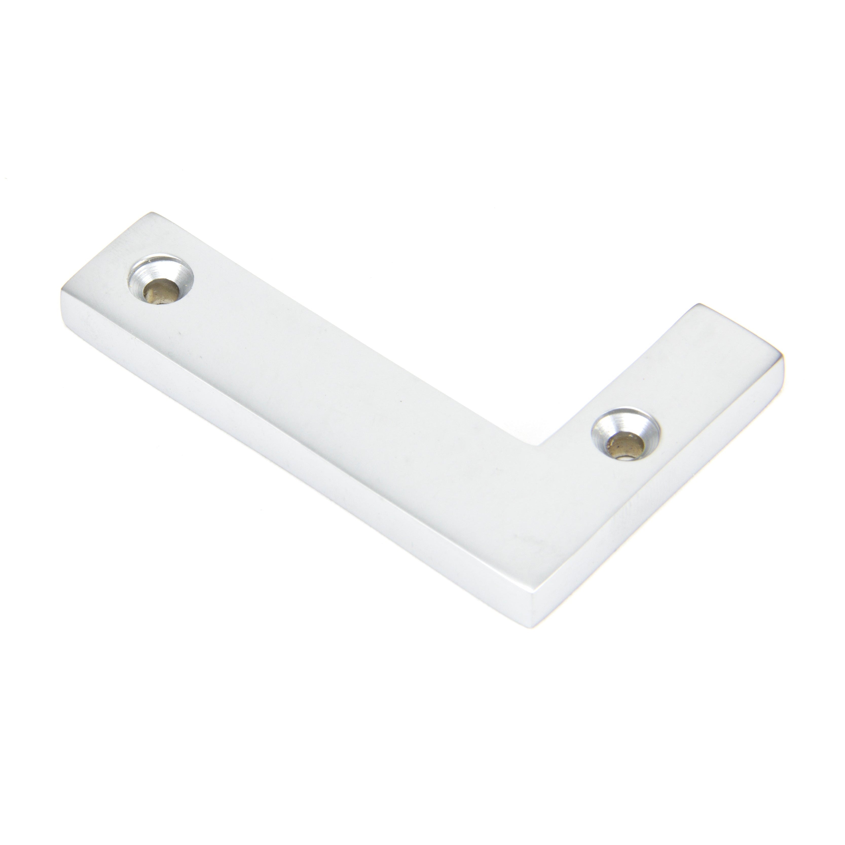 Satin Chrome Letter L | From The Anvil-Letters-Yester Home