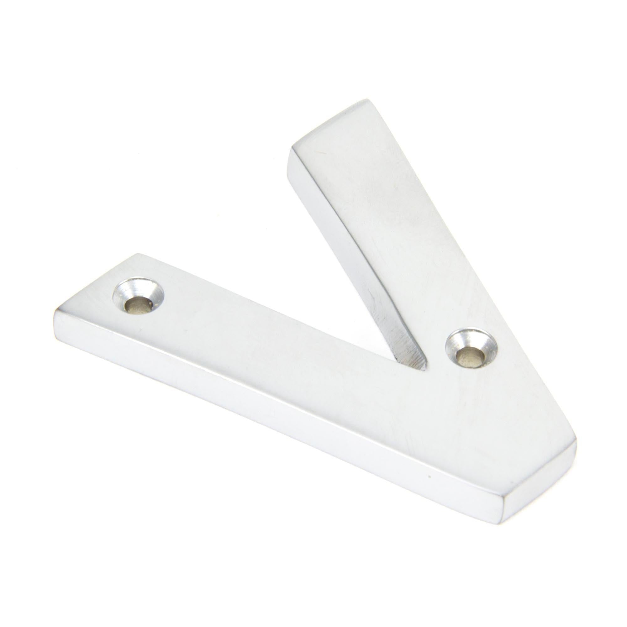 Satin Chrome Letter V | From The Anvil - Letters - From The Anvil - Yester Home
