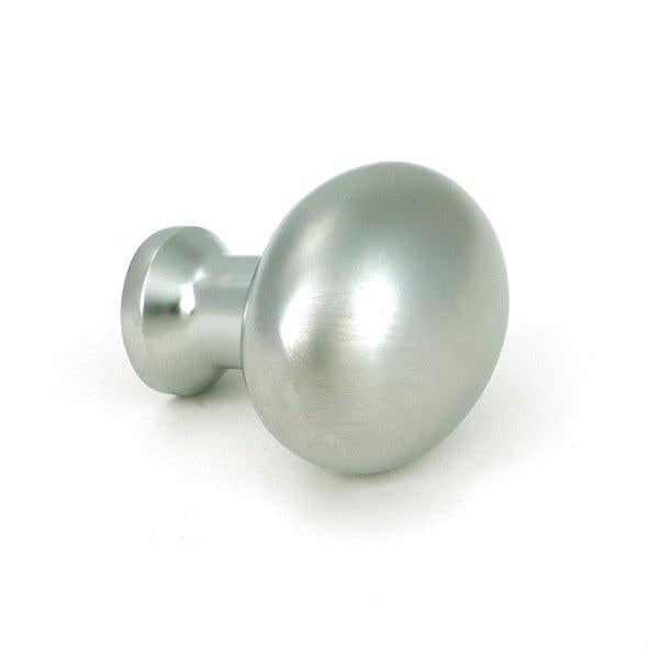 Satin Chrome Moore Cabinet Knob - 32mm - Cabinet Knobs - From The Anvil - Yester Home