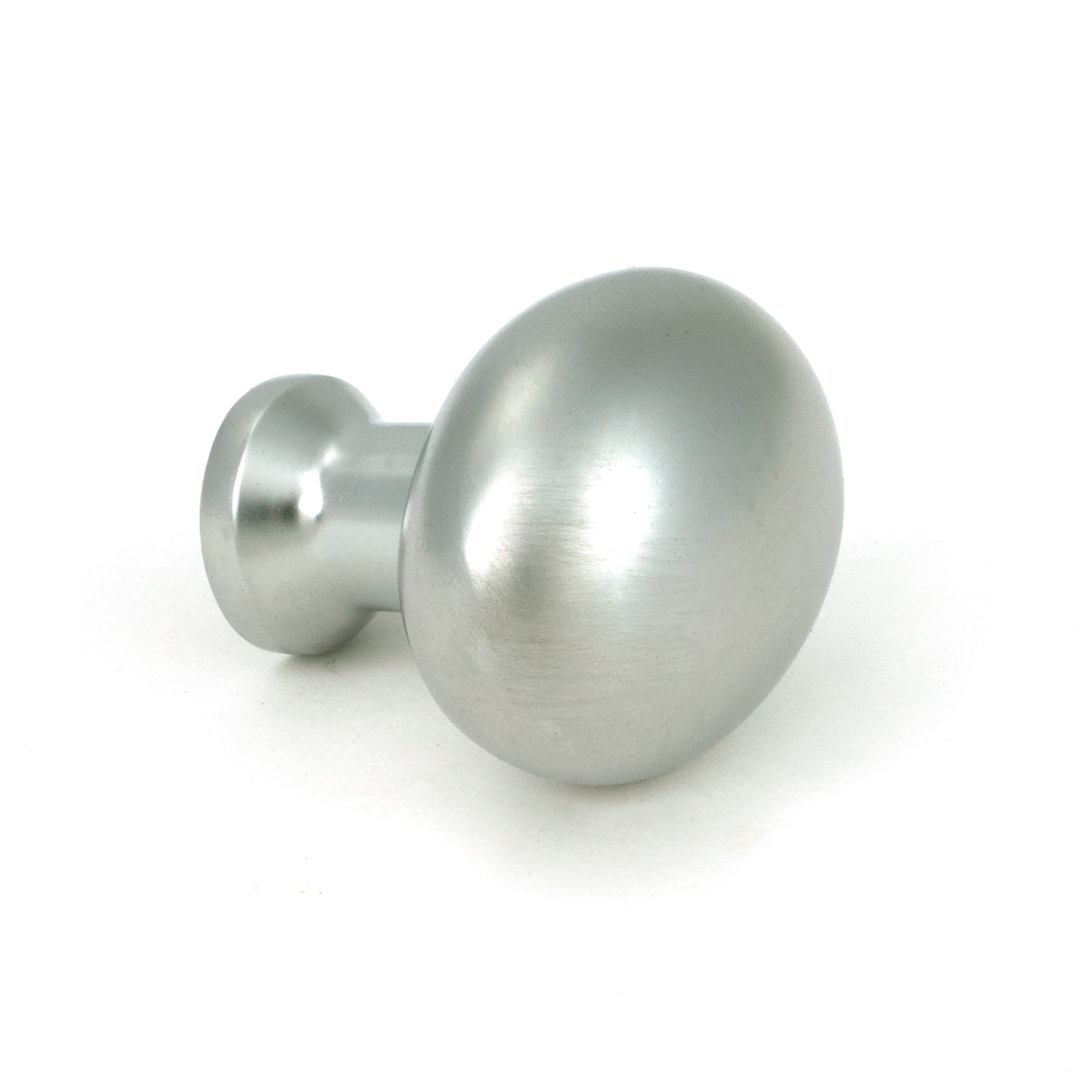 Satin Chrome Moore Cabinet Knob - 32mm - Cabinet Knobs - From The Anvil - Yester Home