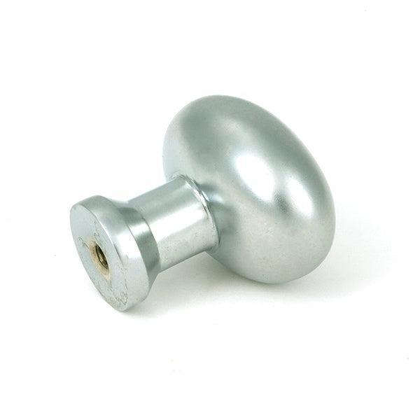Satin Chrome Moore Cabinet Knob - 38mm - Cabinet Knobs - From The Anvil - Yester Home
