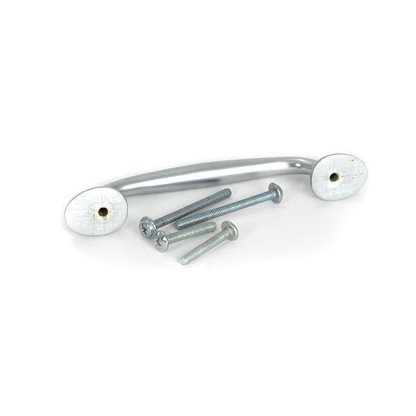 Satin Chrome Moore Pull Handle - Small - Pull Handles - From The Anvil - Yester Home