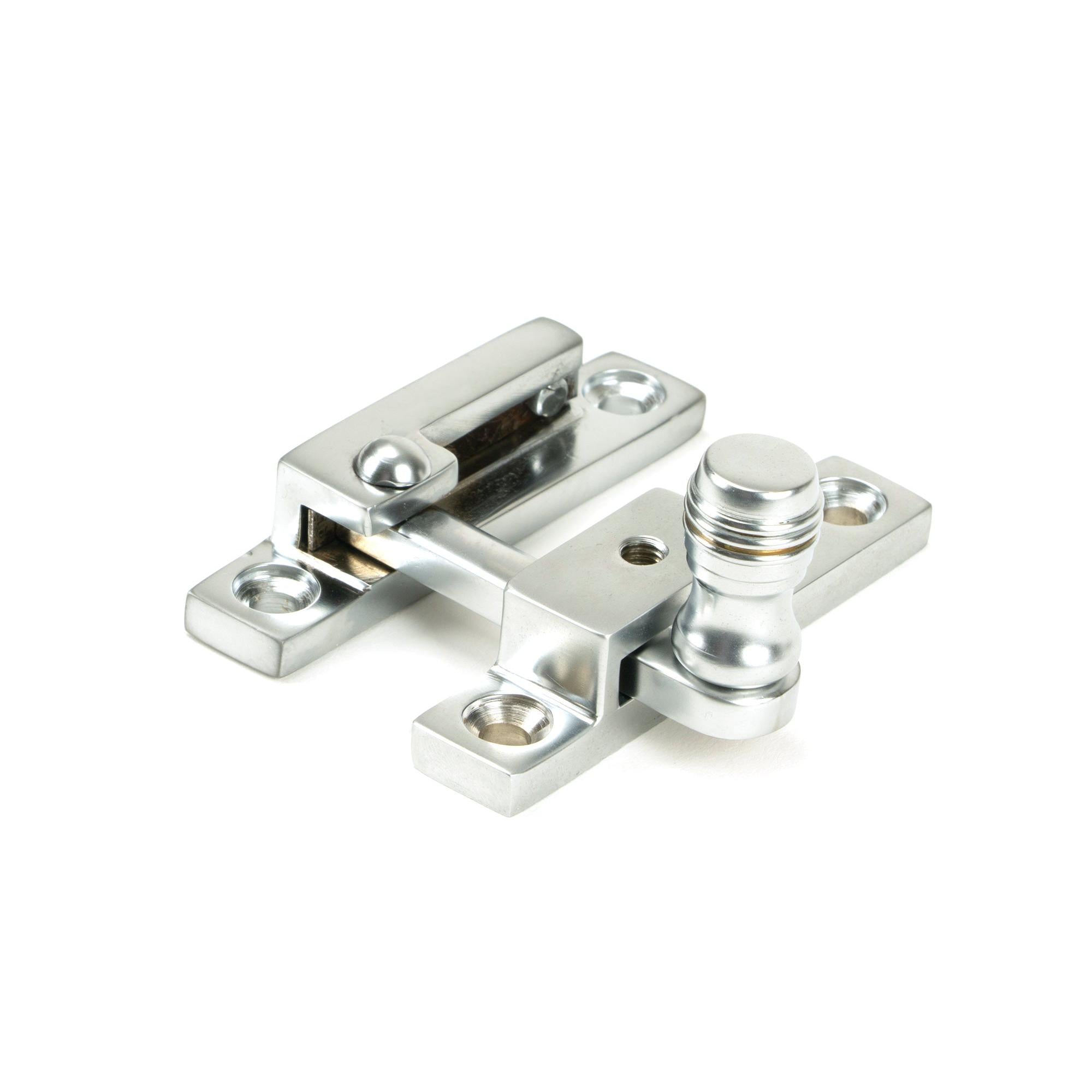 Satin Chrome Prestbury Quadrant Fastener - Narrow | From The Anvil - Quadrant Fasteners - From The Anvil - Yester Home