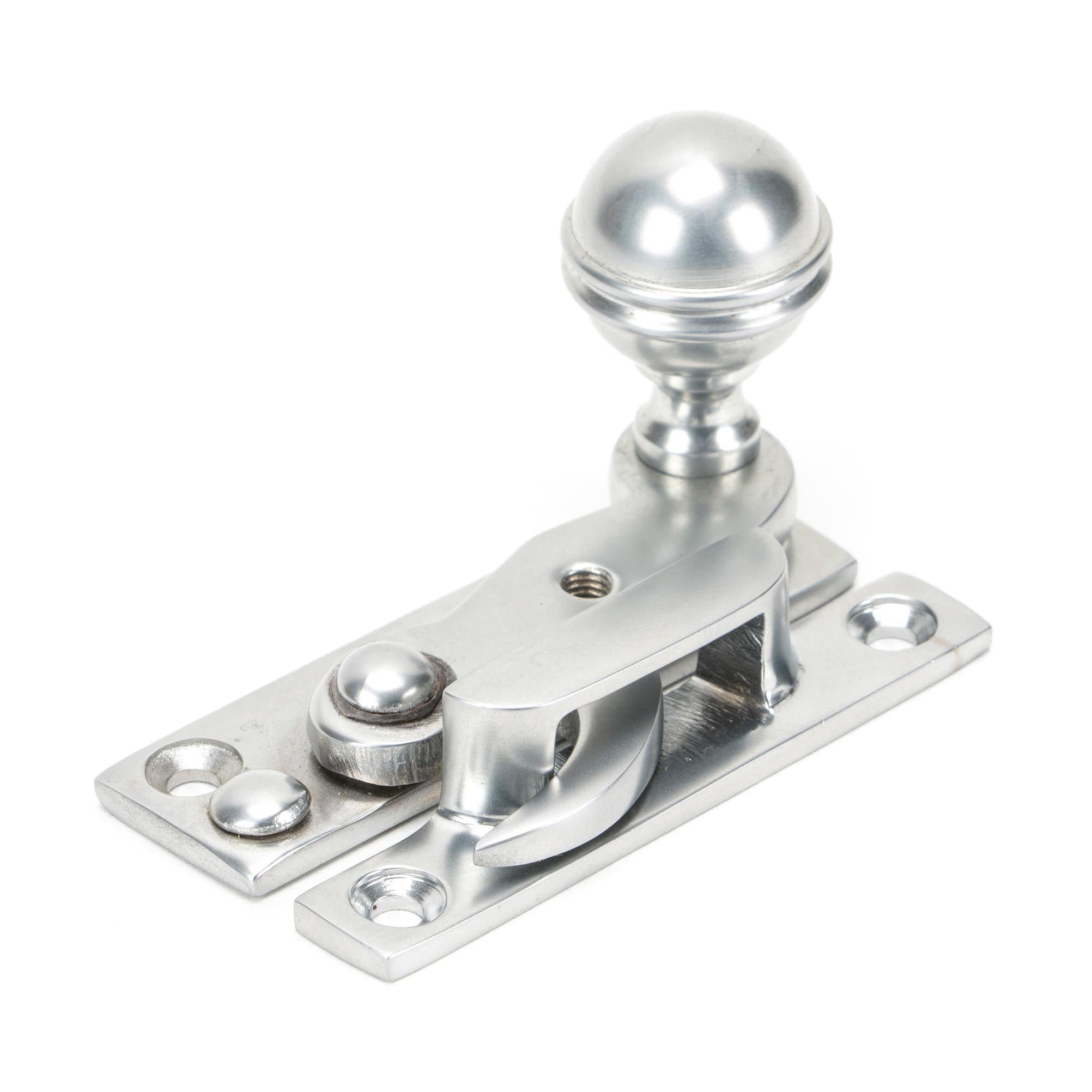 Satin Chrome Prestbury Sash Hook Fastener | From The Anvil - Sash Hook Fasteners - From The Anvil - Yester Home