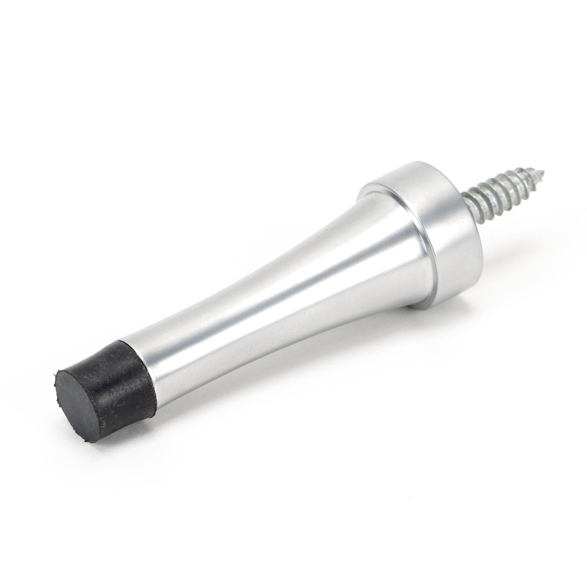 Satin Chrome Projection Door Stop | From The Anvil - Door Stops - From The Anvil - Yester Home