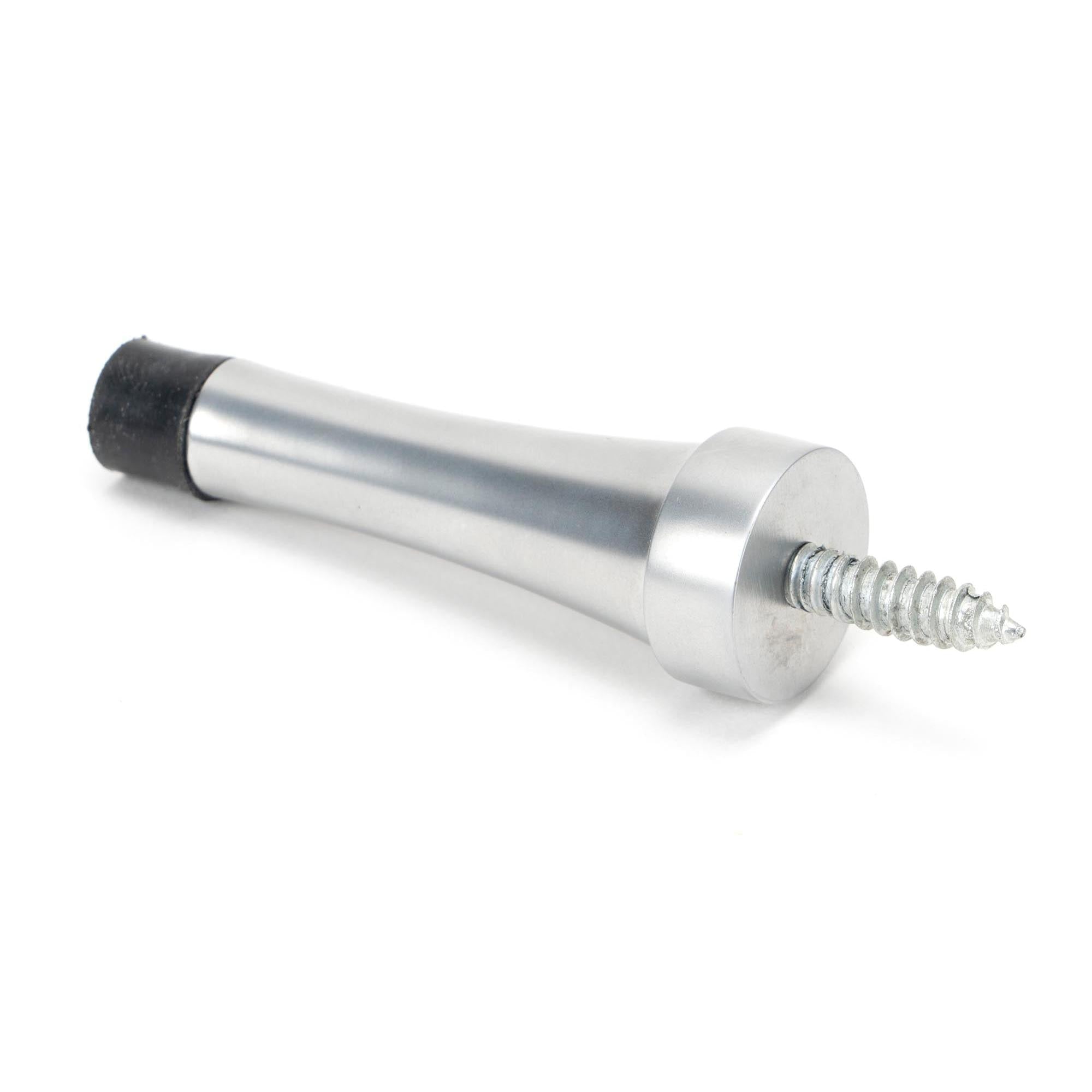 Satin Chrome Projection Door Stop | From The Anvil - Door Stops - From The Anvil - Yester Home