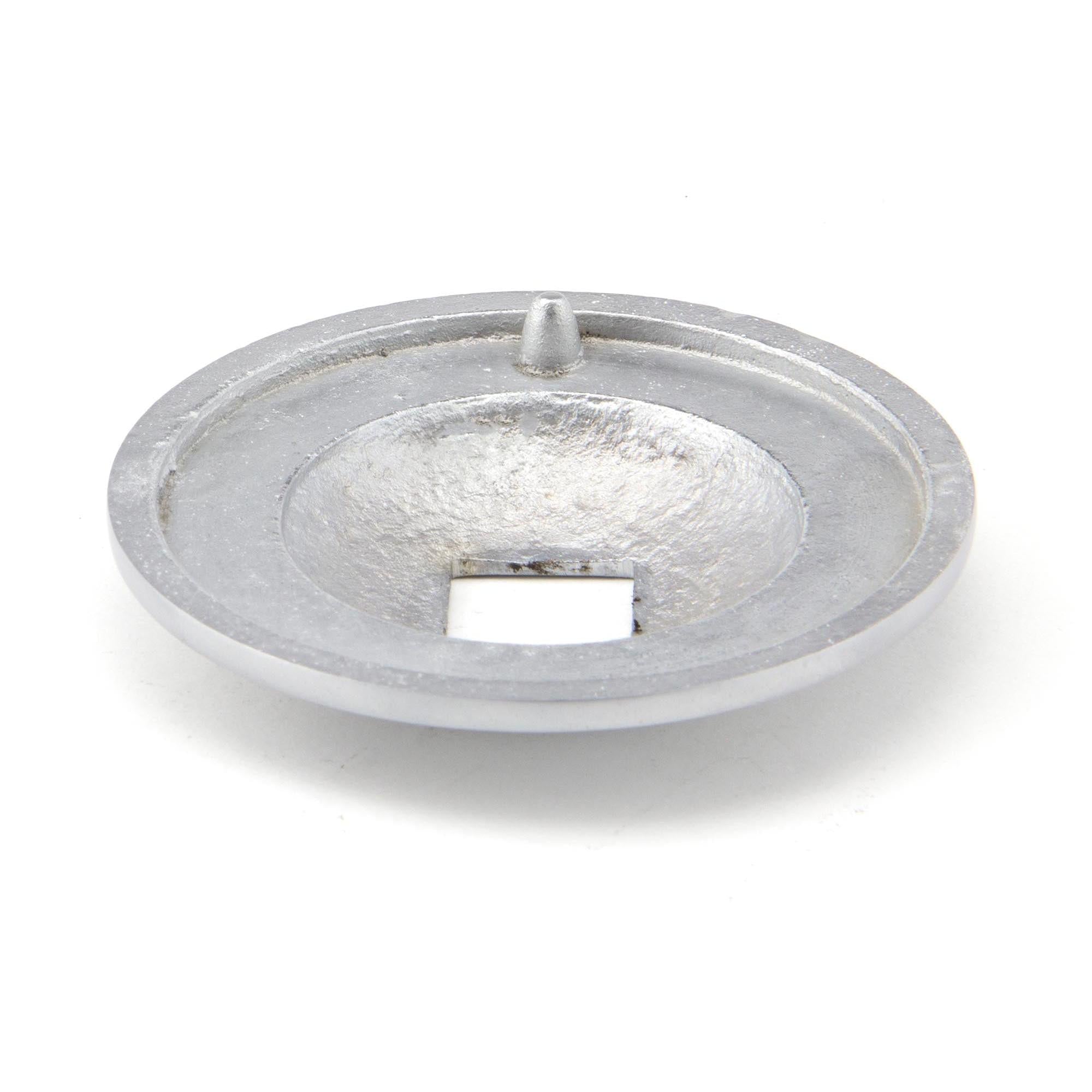 Satin Chrome Round Centre Door Knob | From The Anvil - Centre Door Knobs - From The Anvil - Yester Home