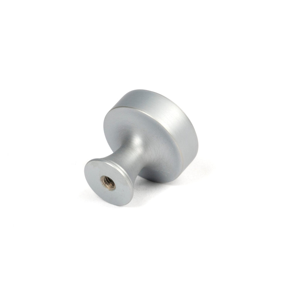 Satin Chrome Scully Cabinet Knob - 25mm | From The Anvil-Cabinet Knobs-Yester Home