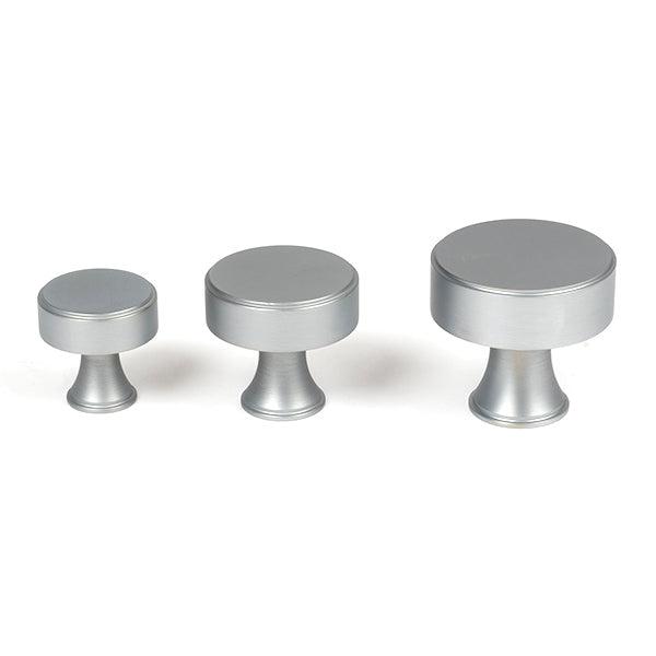 Satin Chrome Scully Cabinet Knob - 25mm | From The Anvil-Cabinet Knobs-Yester Home