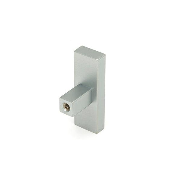 Satin Chrome Scully T-Bar | From The Anvil-Cabinet Knobs-Yester Home