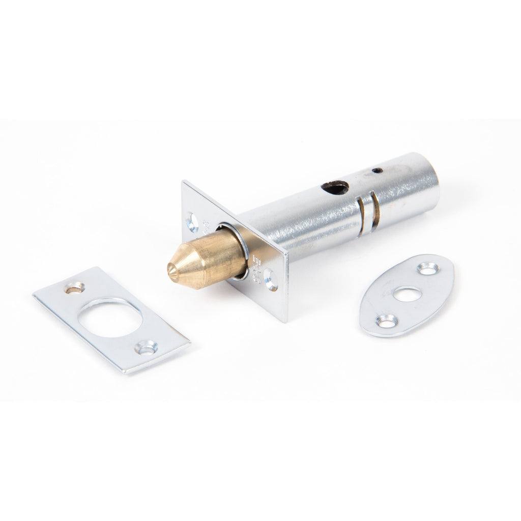 Satin Chrome Security Door Bolt | From The Anvil-Bolts-Yester Home