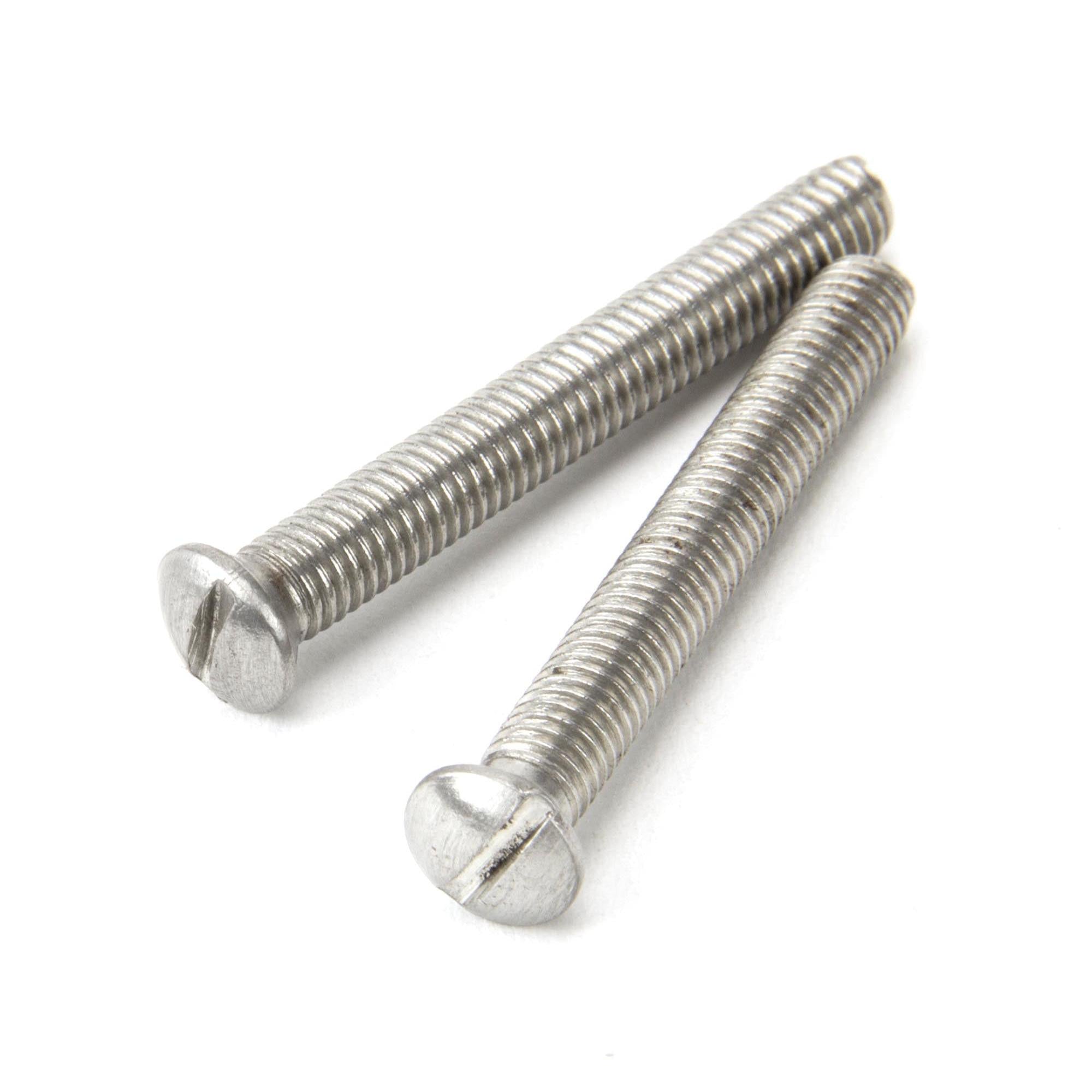 Satin Chrome Slim Peardrop Espag - LH | From The Anvil - Espag. Fasteners - From The Anvil - Yester Home