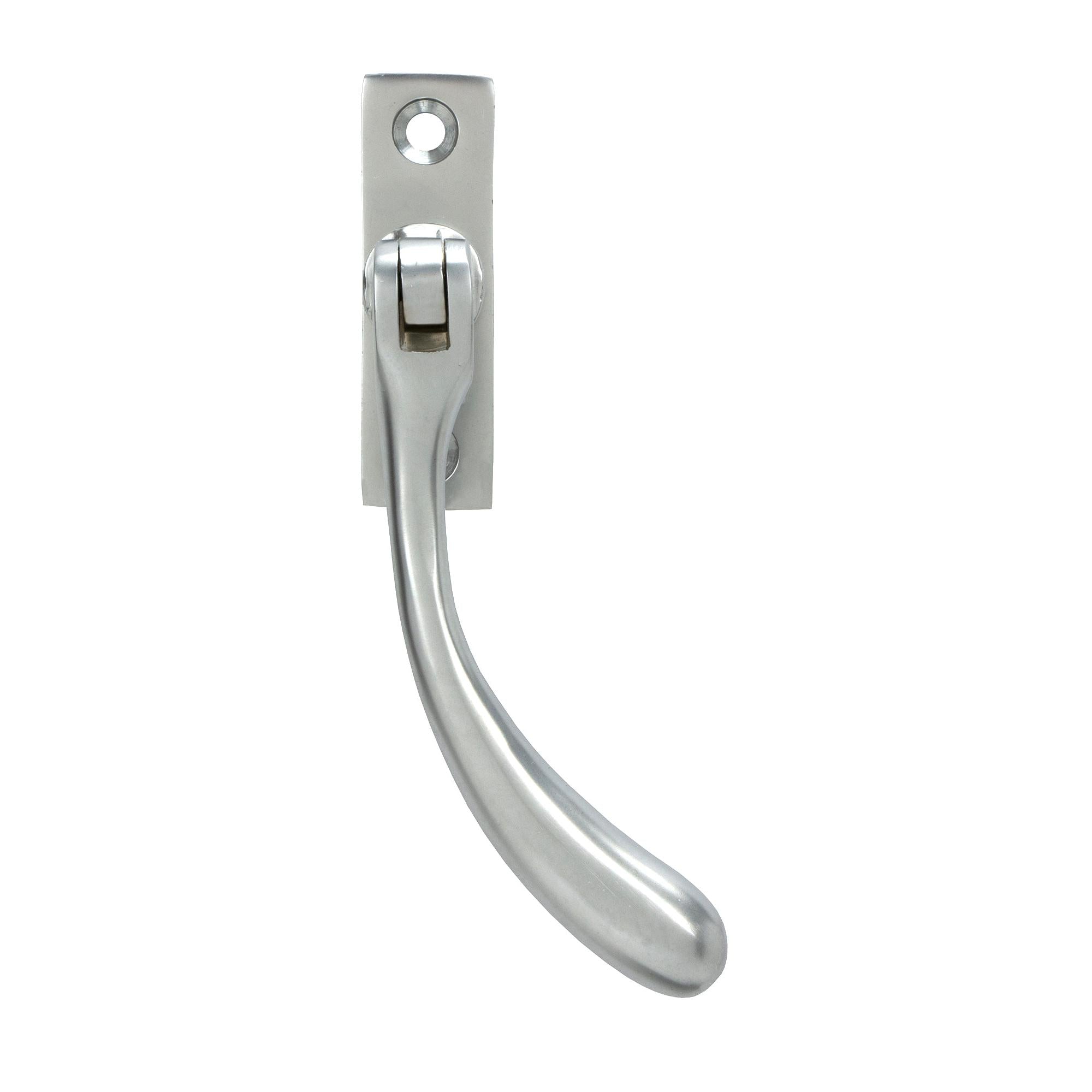 Satin Chrome Slim Peardrop Espag - RH | From The Anvil - Espag. Fasteners - From The Anvil - Yester Home