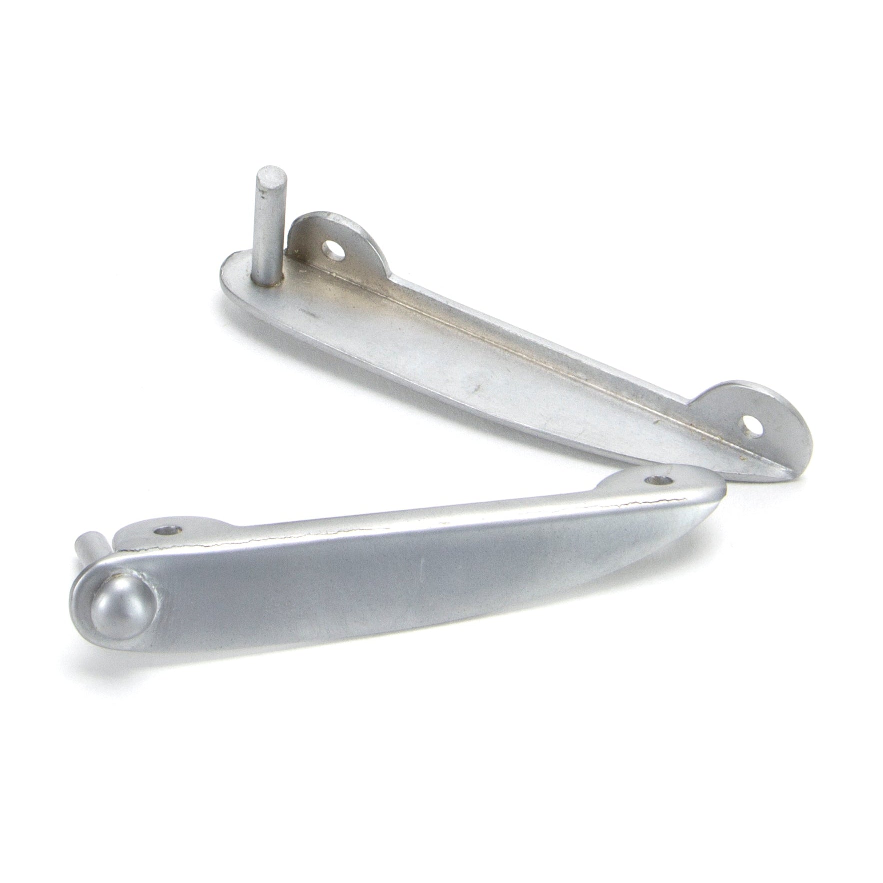 Satin Chrome Small Letter Plate Cover | From The Anvil-Letter Plate Covers-Yester Home