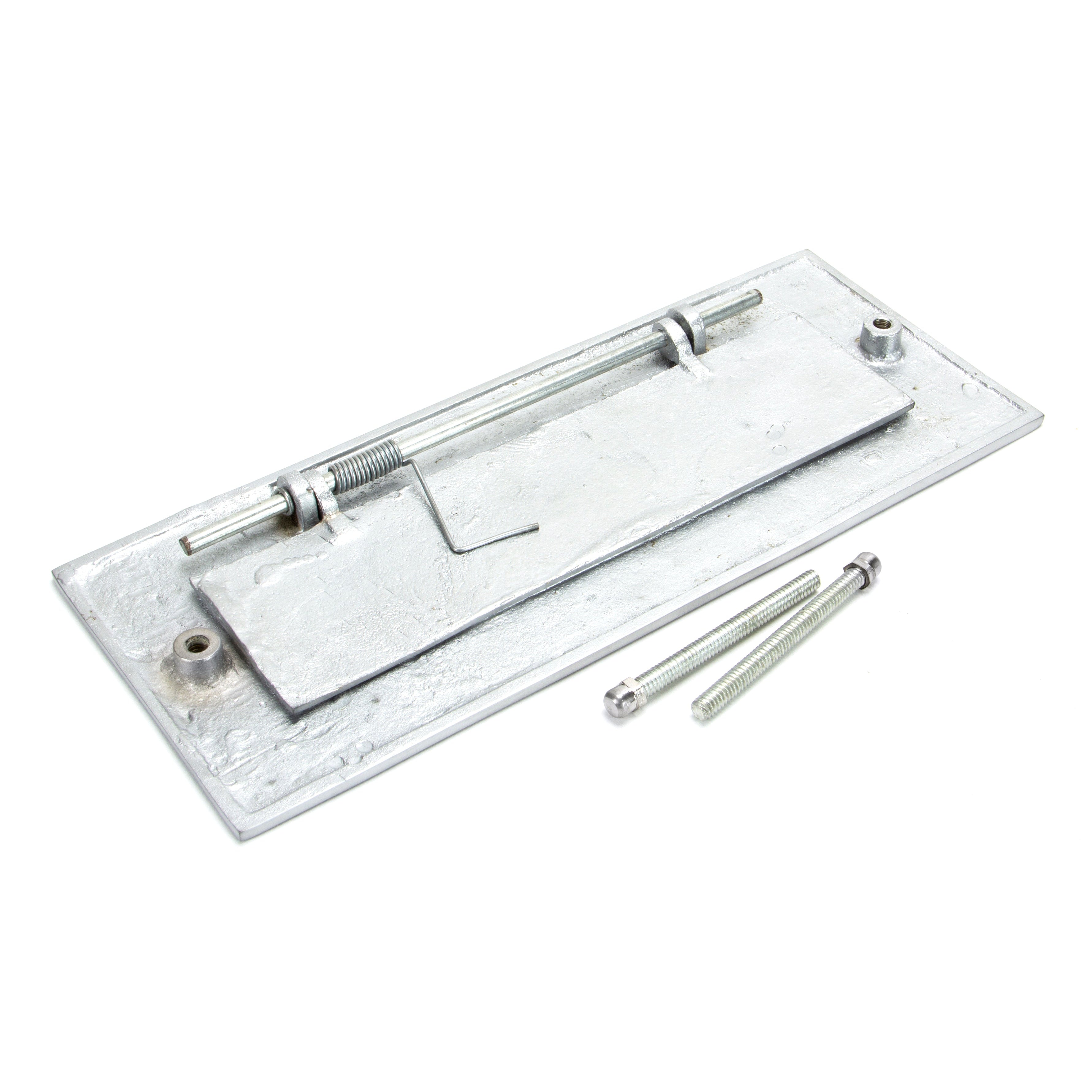 Satin Chrome Small Letter Plate | From The Anvil-Letter Plates-Yester Home