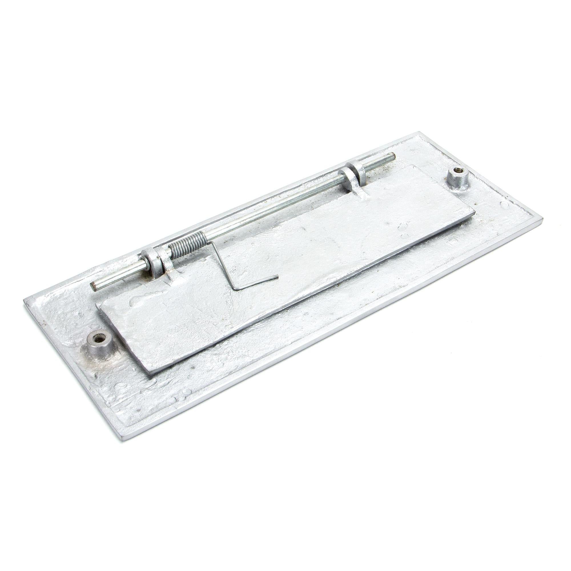 Satin Chrome Small Letter Plate | From The Anvil - Letter Plates - From The Anvil - Yester Home