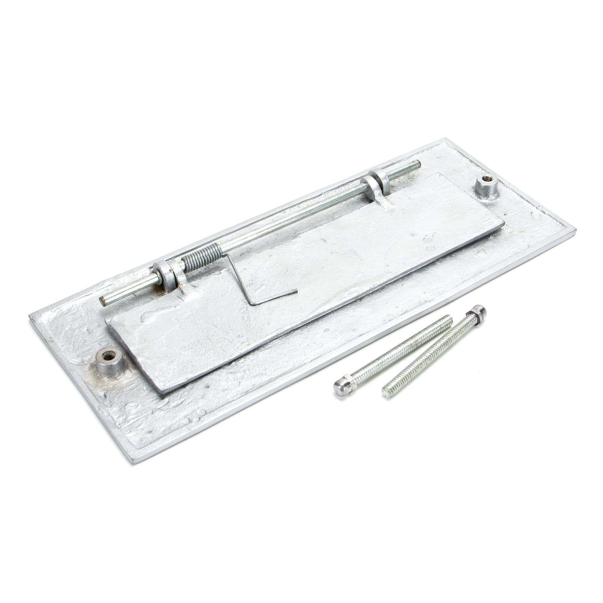 Satin Chrome Small Letter Plate | From The Anvil - Letter Plates - From The Anvil - Yester Home