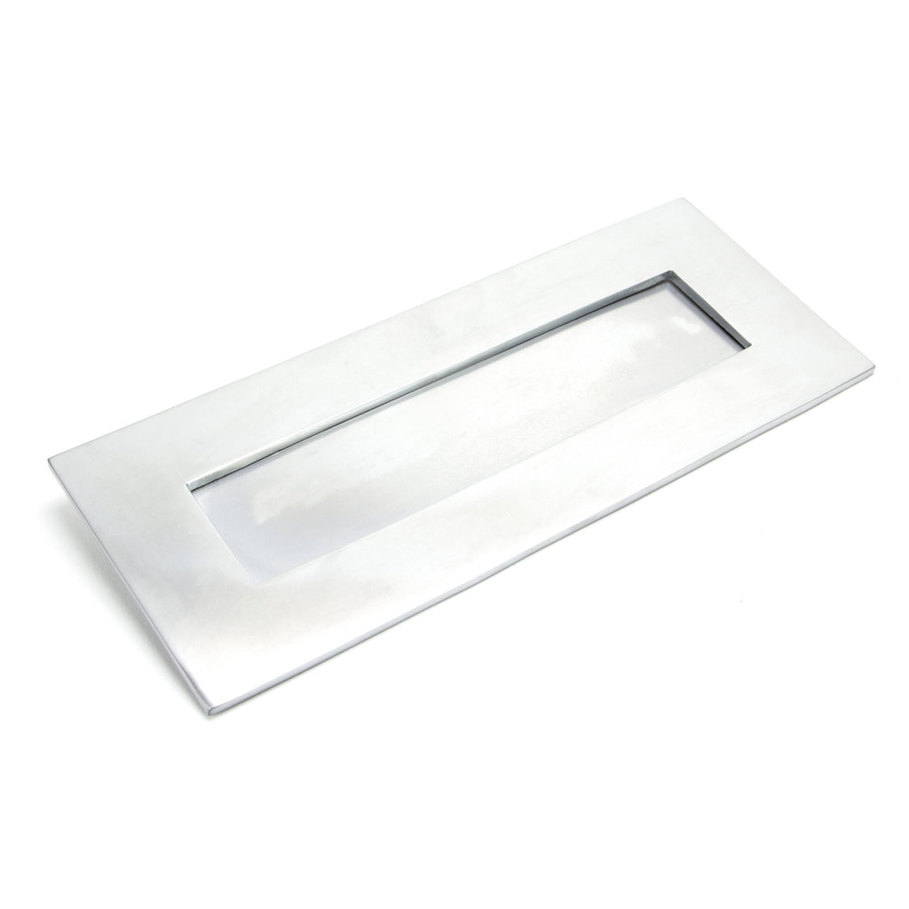 Satin Chrome Small Letter Plate | From The Anvil-Letter Plates-Yester Home