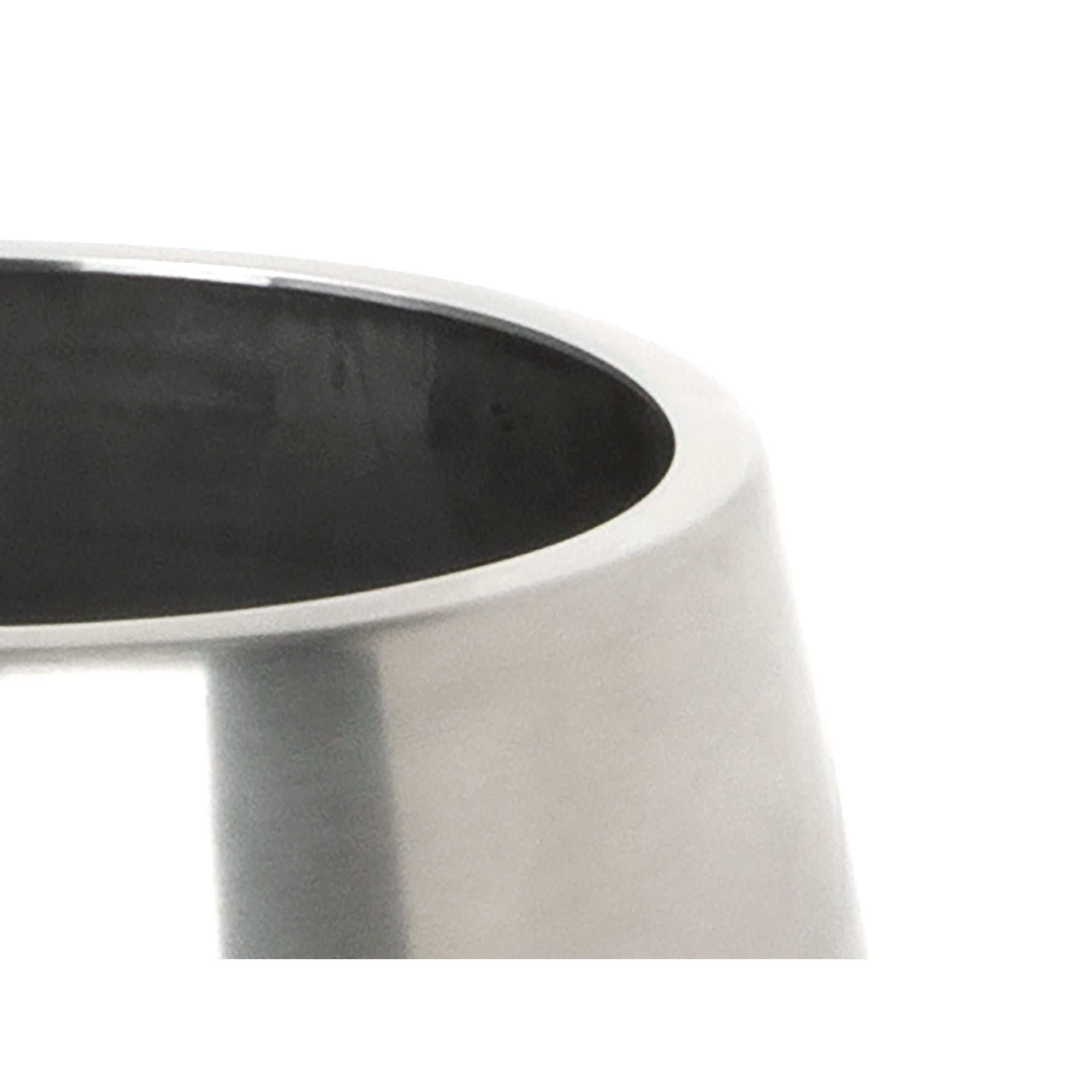 Satin Marine SS (316) 12.5cm Hepworth Pot | From The Anvil-Plant Pots-Yester Home