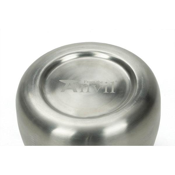 Satin Marine SS (316) 12.5cm Hepworth Pot | From The Anvil-Plant Pots-Yester Home