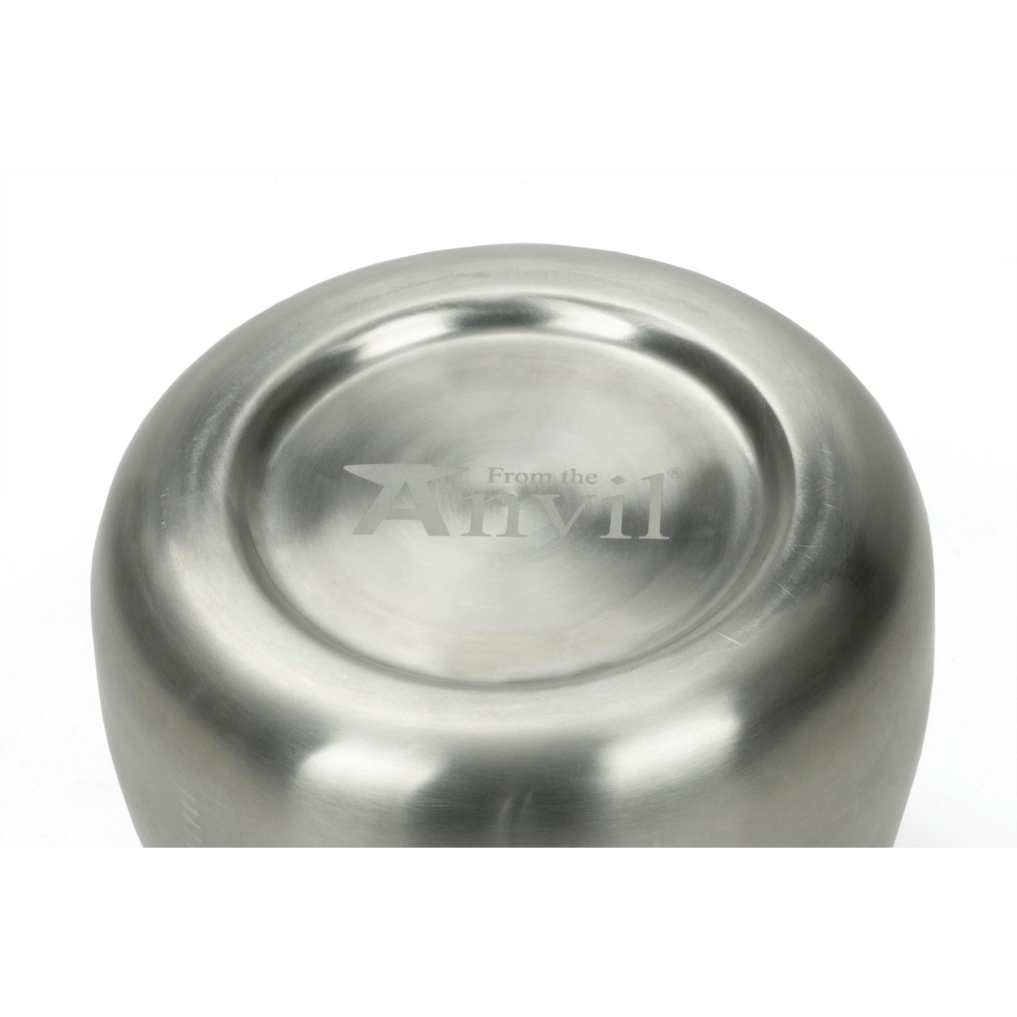 Satin Marine SS (316) 12.5cm Hepworth Pot | From The Anvil - Plant Pots - From The Anvil - Yester Home