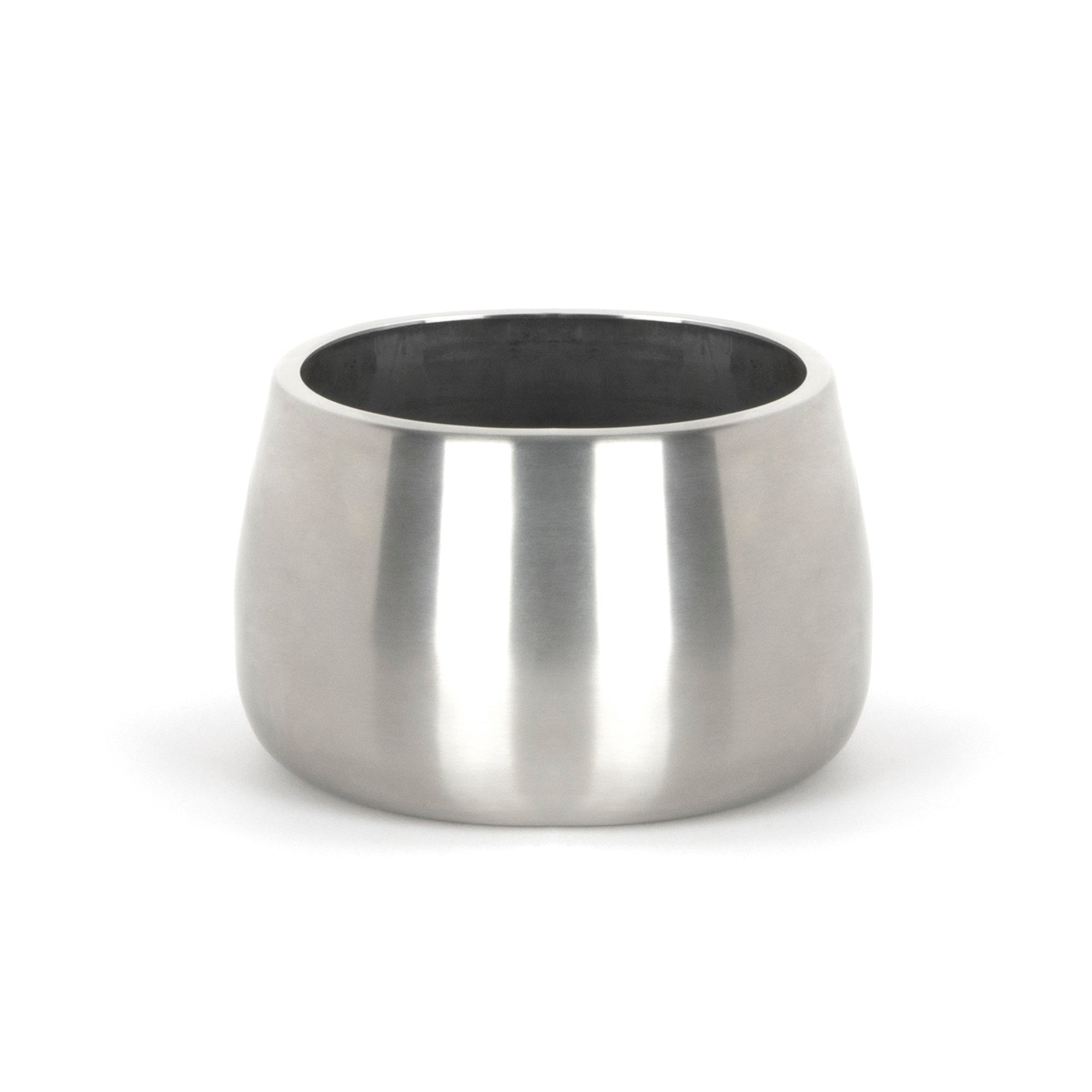 Satin Marine SS (316) 12.5cm Hepworth Pot | From The Anvil-Plant Pots-Yester Home