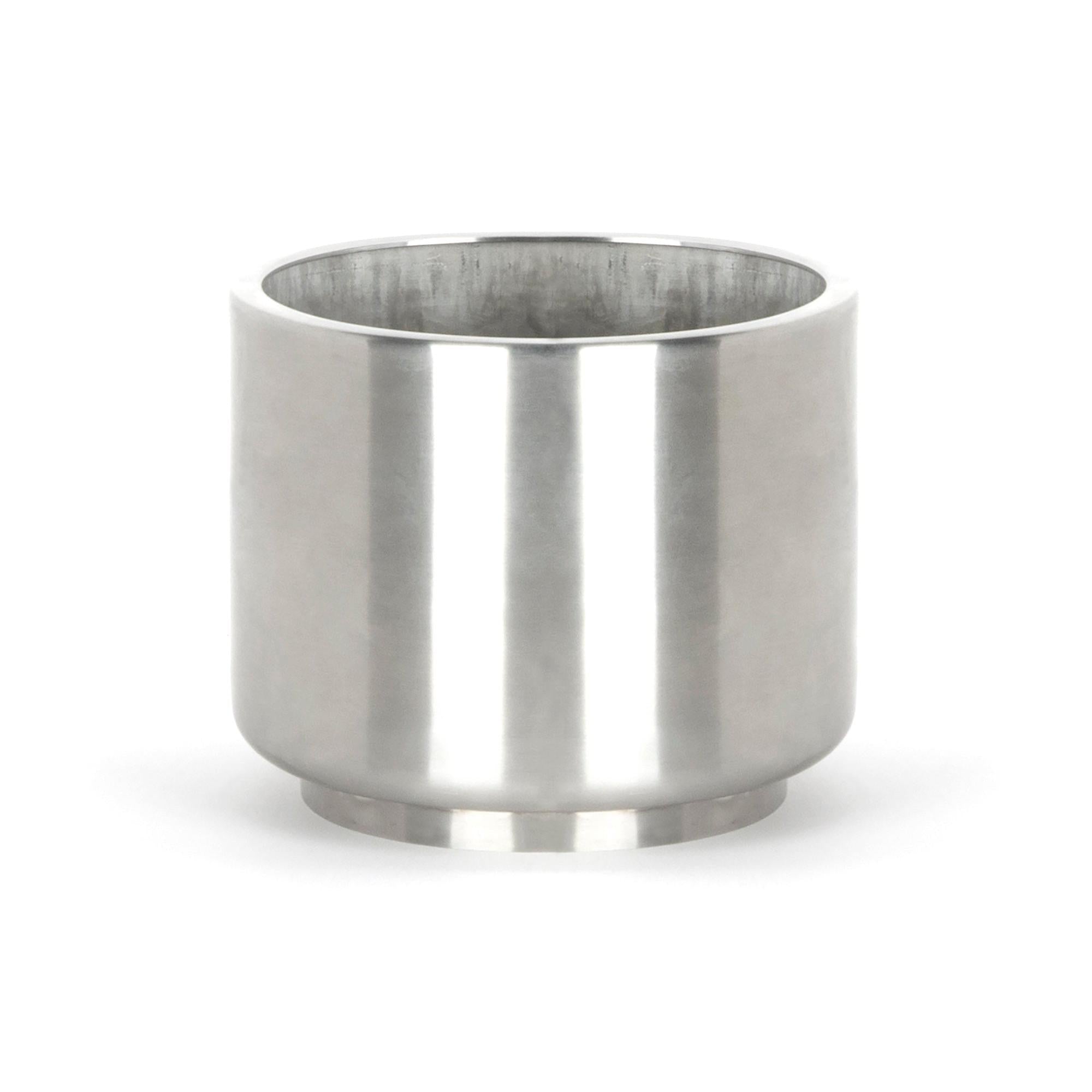 Satin Marine SS (316) 12.5cm Newlyn Pot | From The Anvil - Plant Pots - From The Anvil - Yester Home