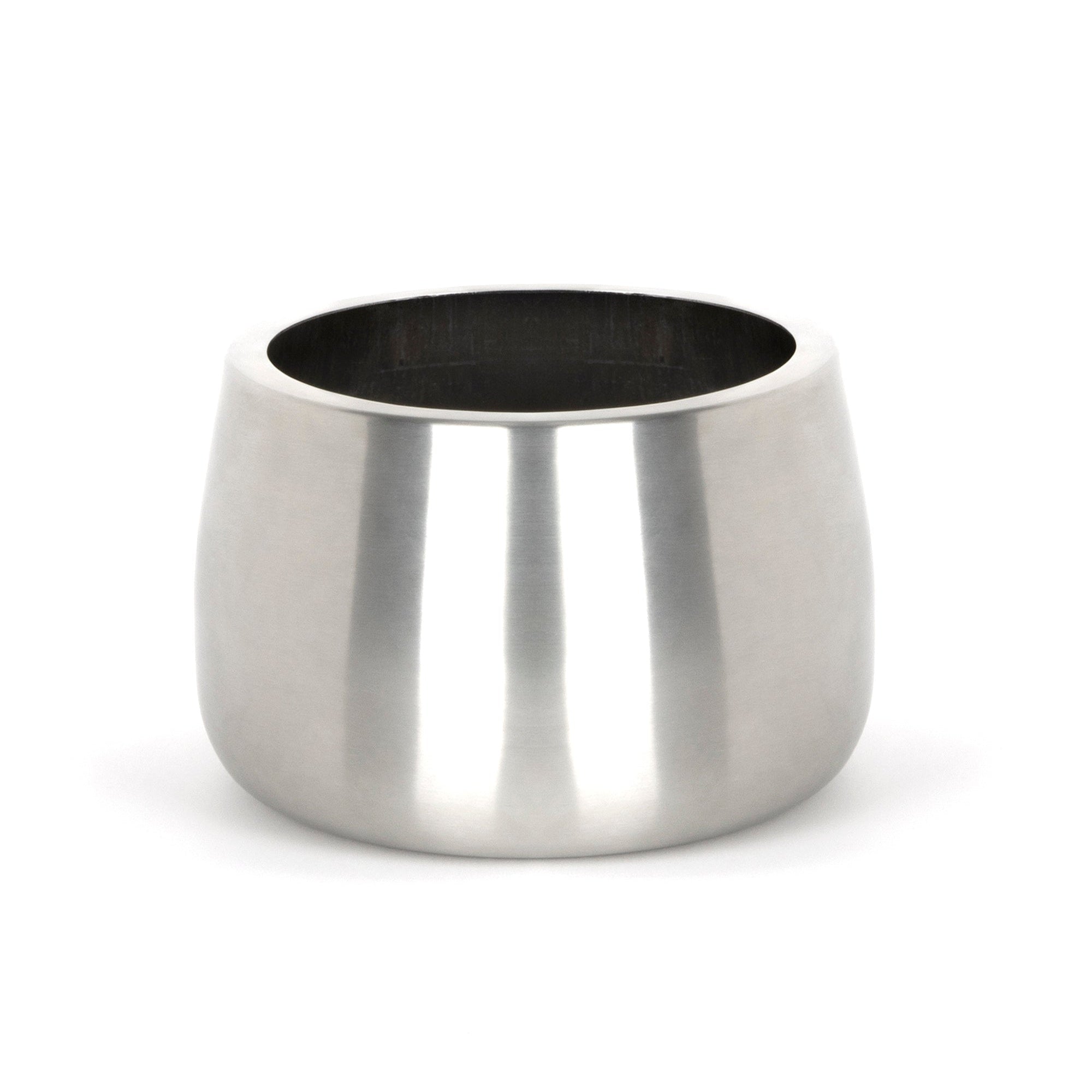 Satin Marine SS (316) 16cm Hepworth Pot | From The Anvil-Plant Pots-Yester Home