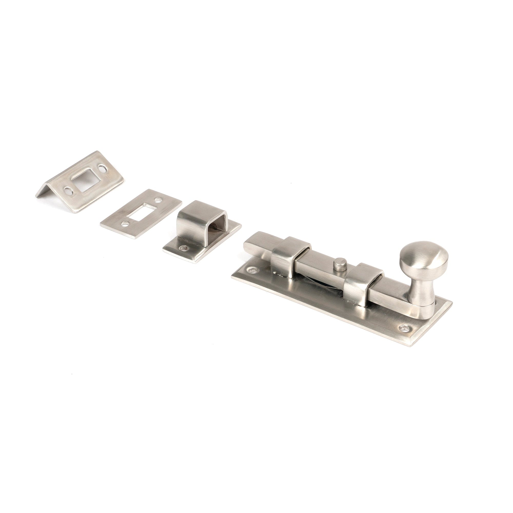 Satin Marine SS (316) 4" Universal Bolt | From The Anvil-Bolts-Yester Home