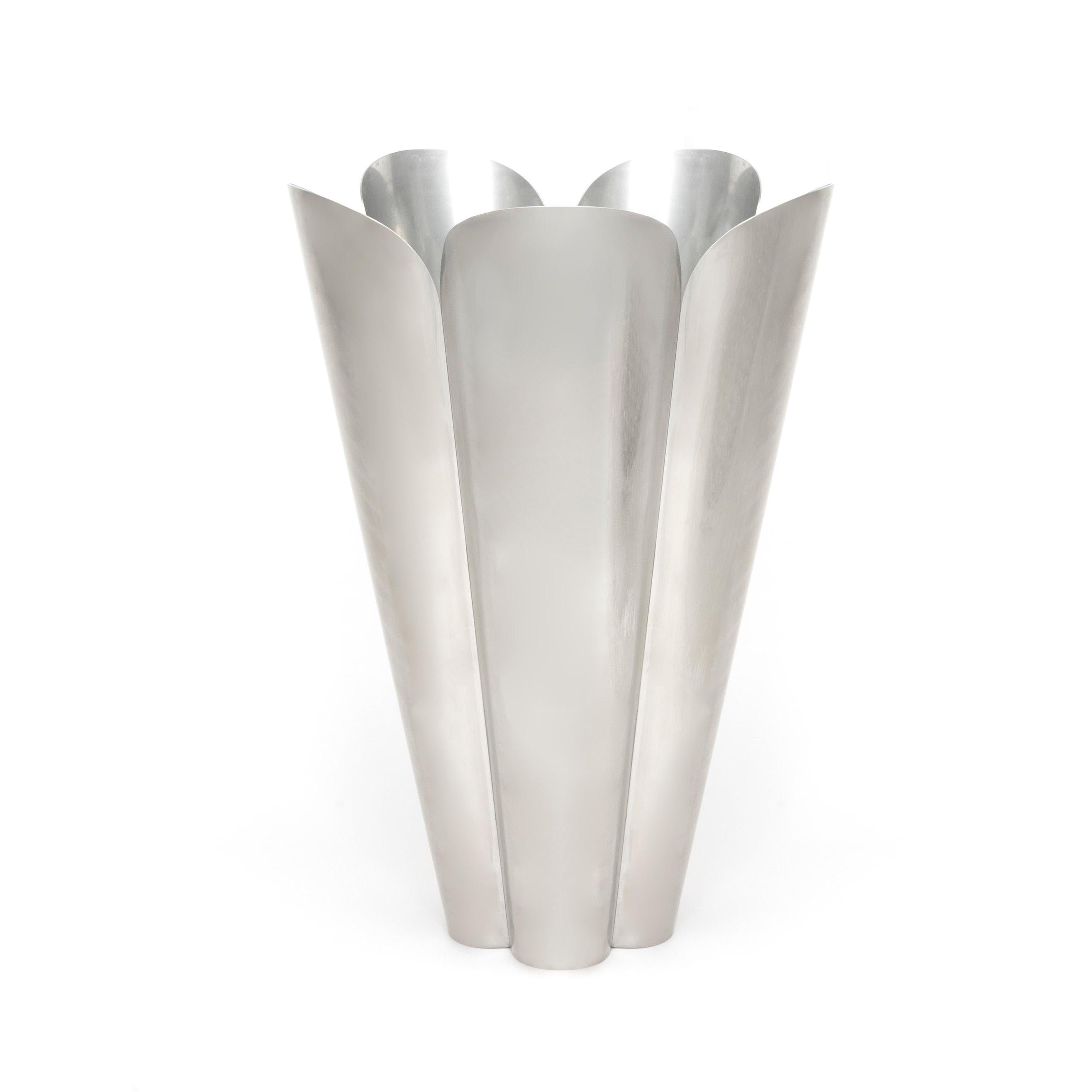Satin Marine SS (316) 40cm Flora Pot | From The Anvil - Plant Pots - From The Anvil - Yester Home