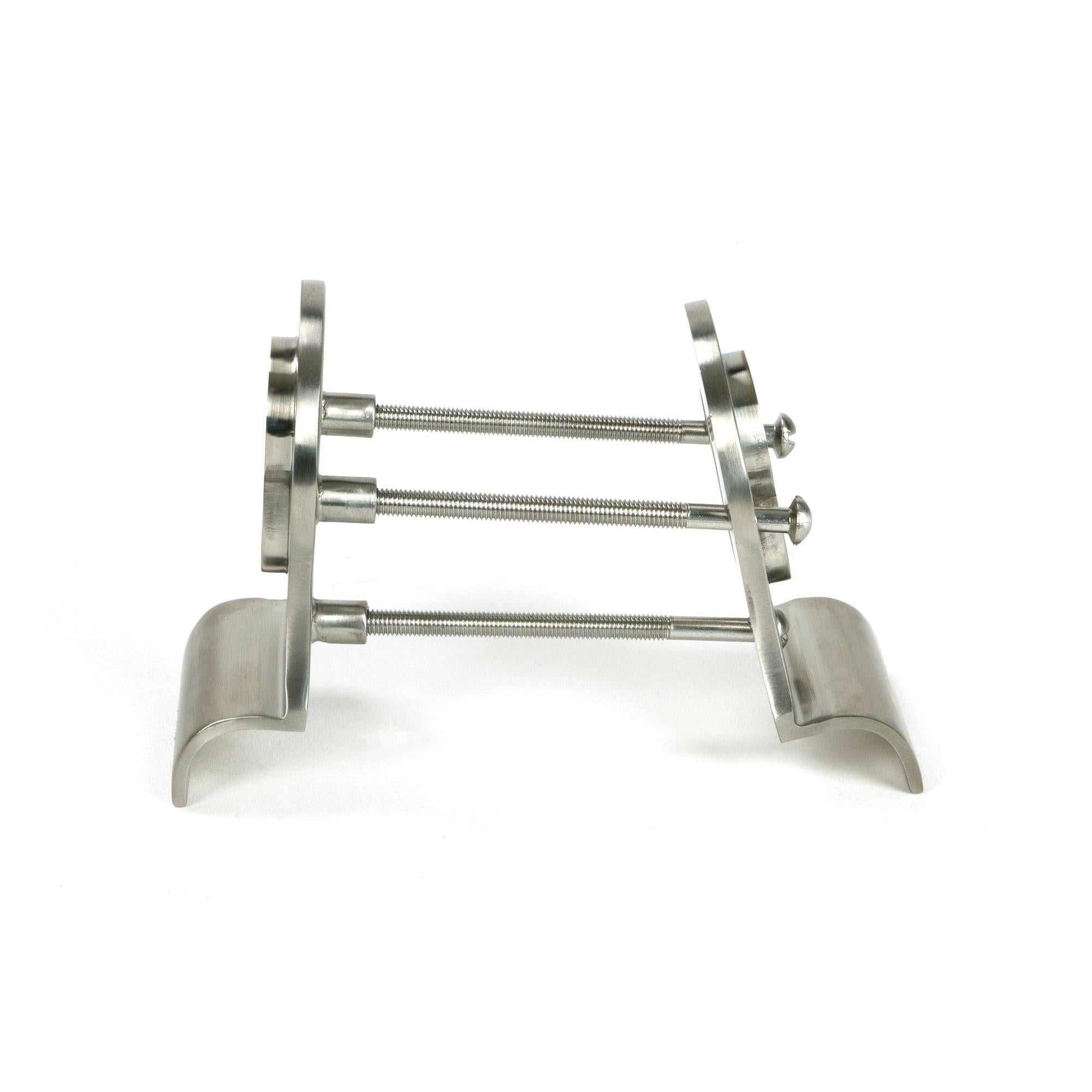 Satin Marine SS (316) 50mm Euro Door Pull (Back to Back fixings) | From The Anvil - Euro Pulls - From The Anvil - Yester Home