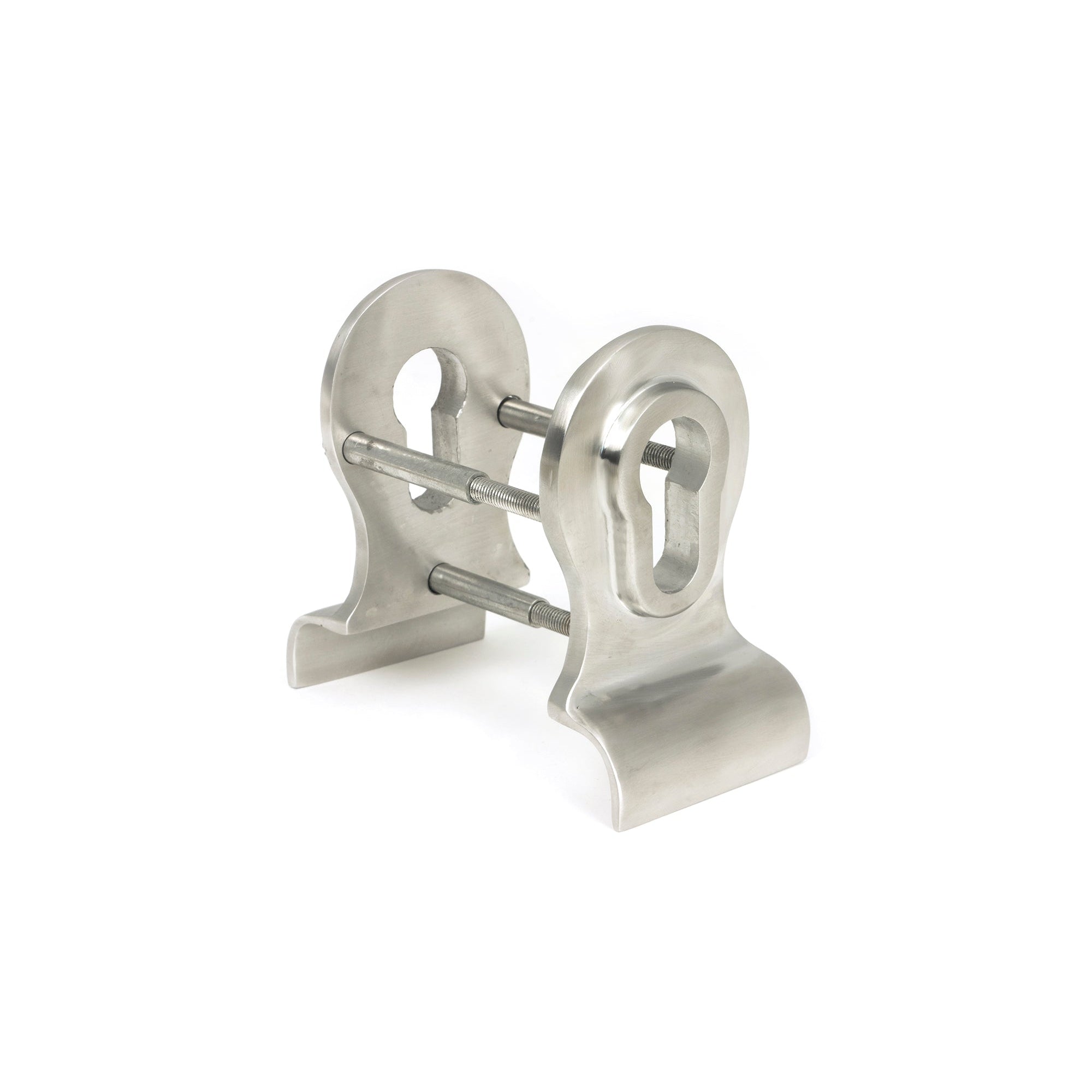 Satin Marine SS (316) 50mm Euro Door Pull (Back to Back fixings) | From The Anvil-Euro Pulls-Yester Home