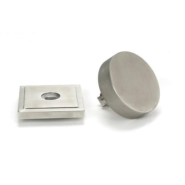 Satin Marine SS (316) Brompton Centre Door Knob (Beehive) | From The Anvil-Centre Door Knobs-Yester Home
