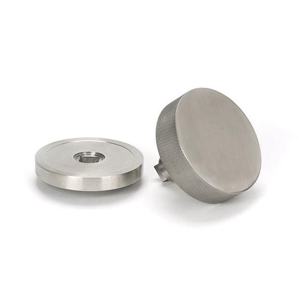 Satin Marine SS (316) Brompton Centre Door Knob (Plain) | From The Anvil-Centre Door Knobs-Yester Home