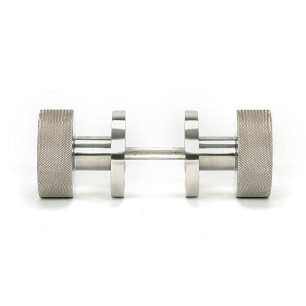 Satin Marine SS (316) Brompton Mortice/Rim Knob Set (Beehive) | From The Anvil-Mortice Knobs-Yester Home