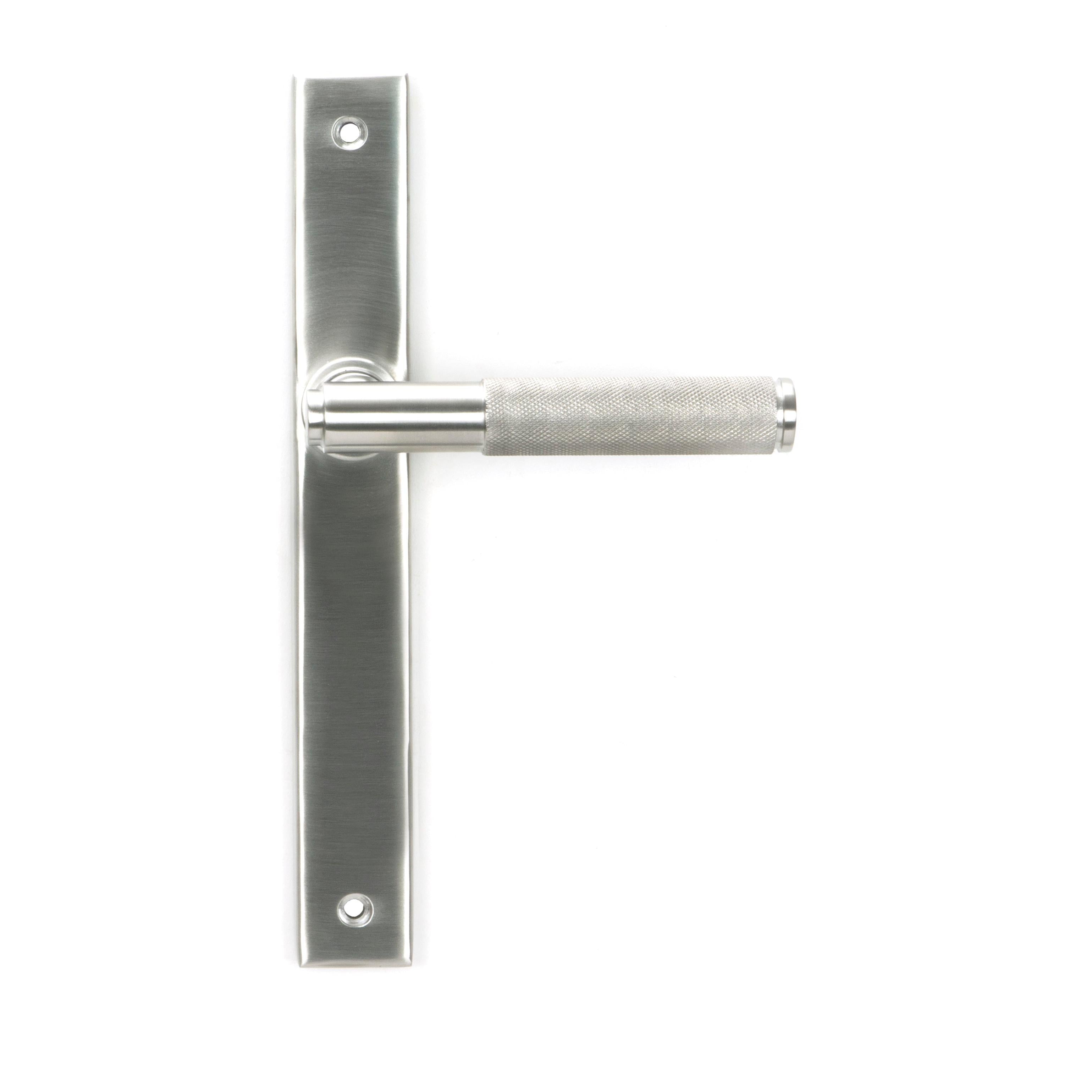 Satin Marine SS (316) Brompton Slimline Lever Espag. Latch Set | From The Anvil - Espagnolette - From The Anvil - Yester Home
